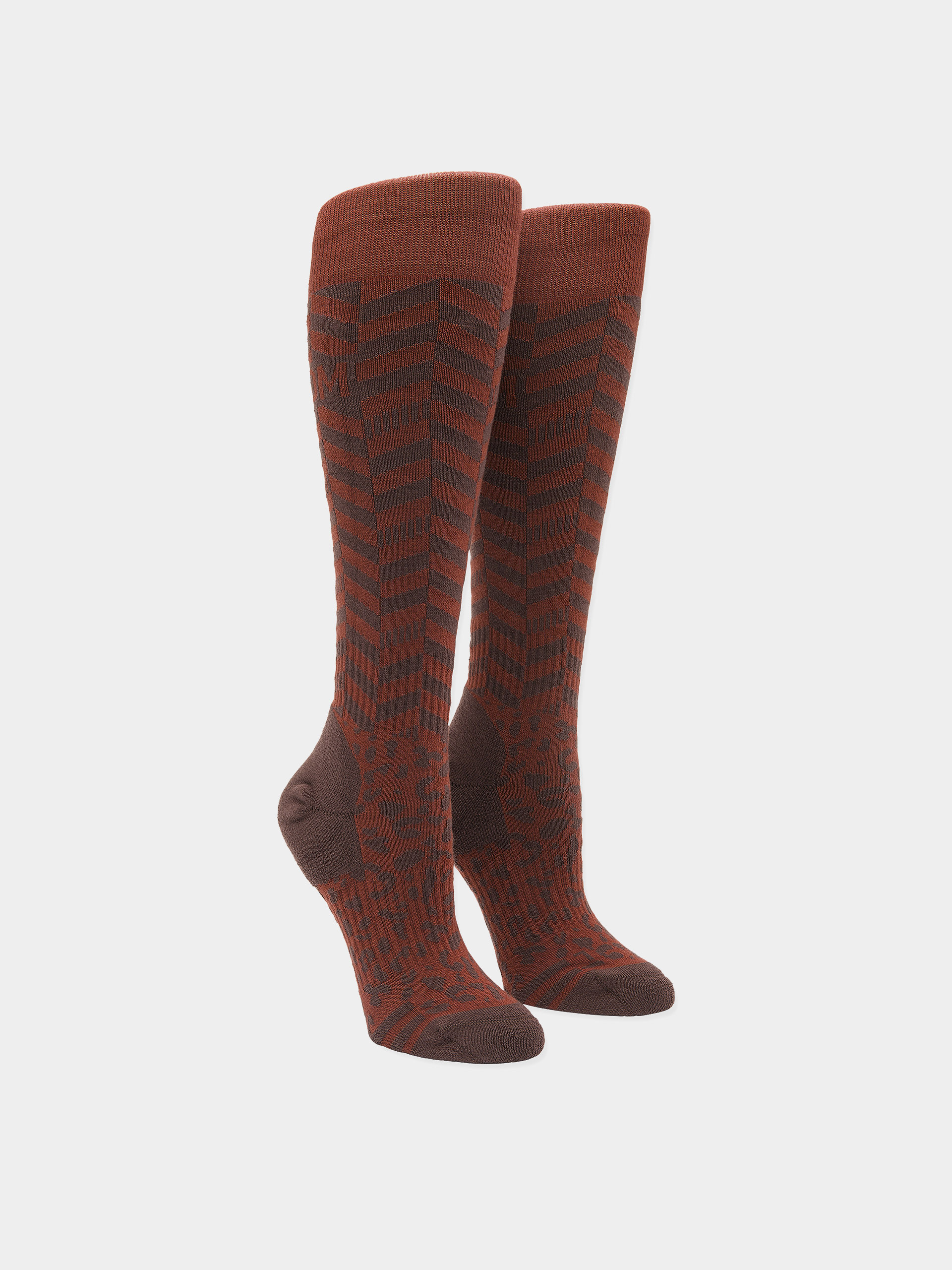 Ponožky Volcom Cheetah Chev Otc Wmn (henna)