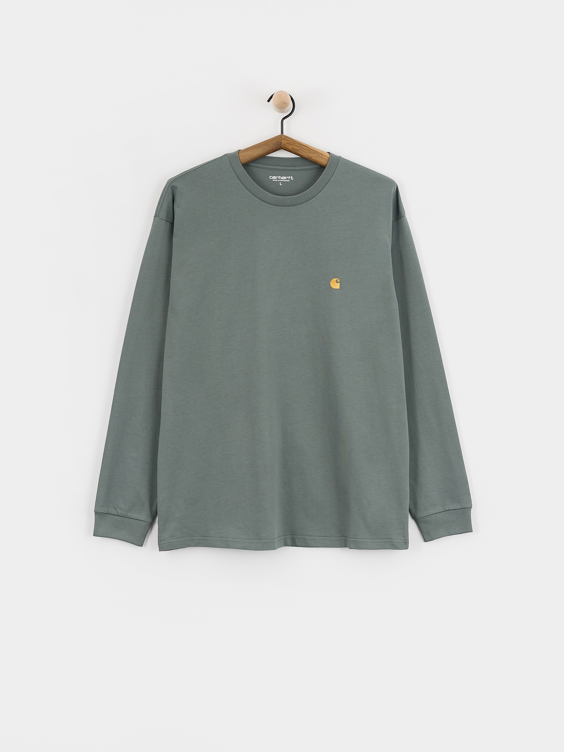 Triko Carhartt WIP Chase (velvet green/gold)