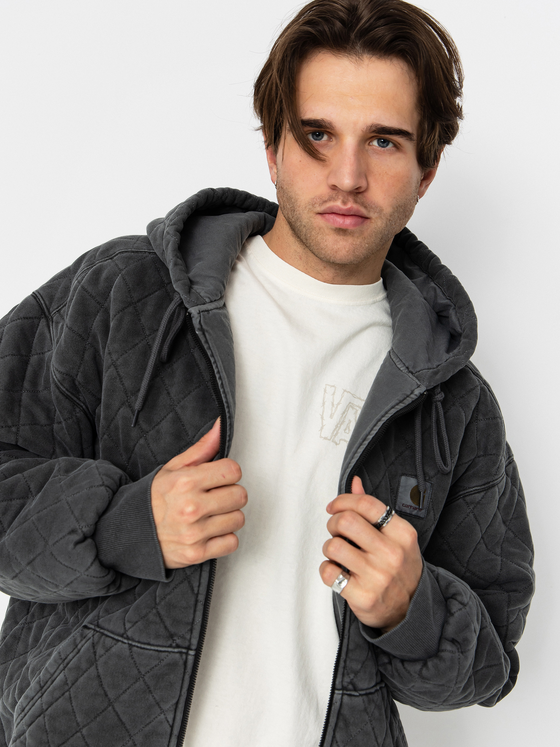 Bunda Carhartt WIP Vista Quilted ZHD (black/garment dyed)