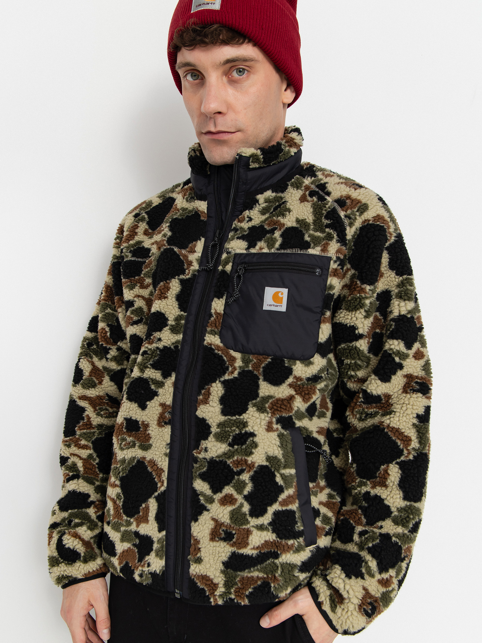 Bunda Carhartt WIP Prentis (camo duck jacquard/green/black)