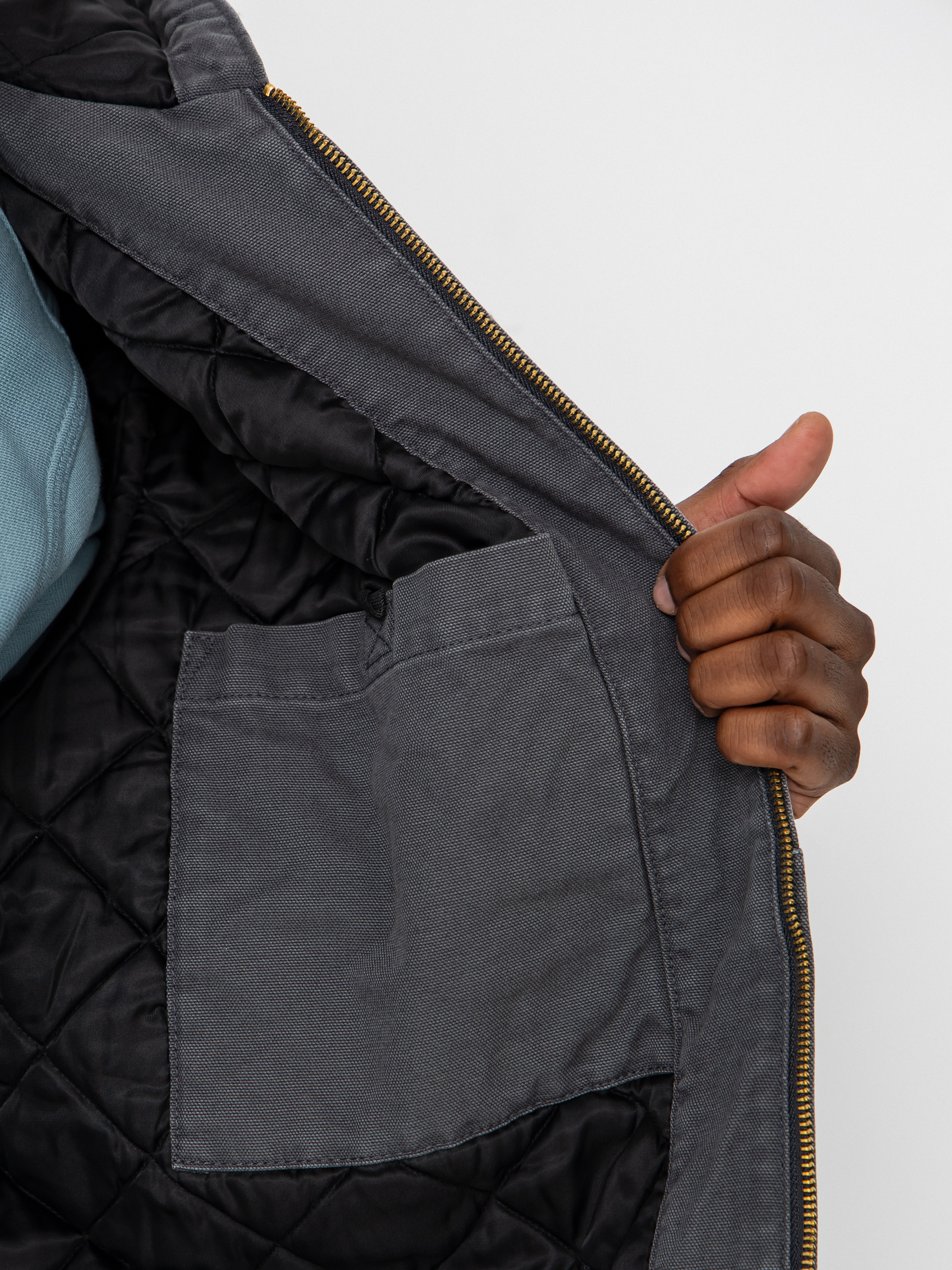 Bunda Carhartt WIP OG Active (graphite/stone canvas)