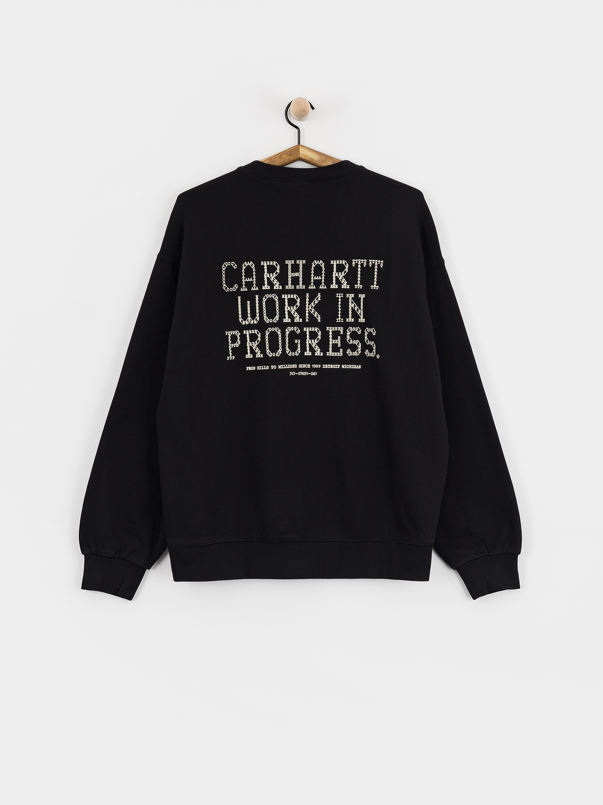Mikina Carhartt WIP Punched (black)