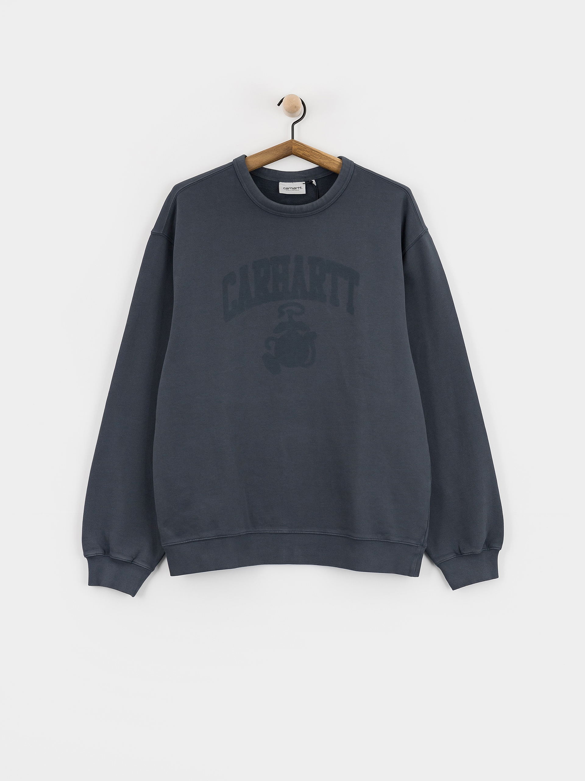 Mikina Carhartt WIP Faded Pond Corps (deep night)