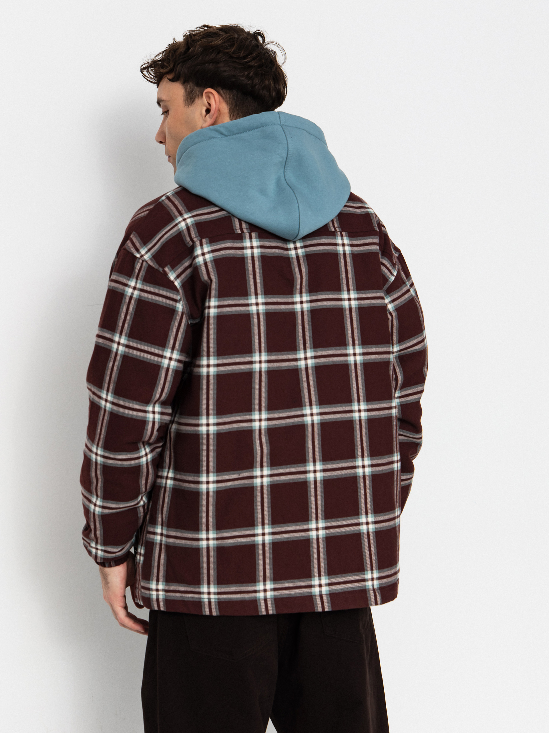 Dámská Bunda Volcom Ins Riding Flannel (oxblood)
