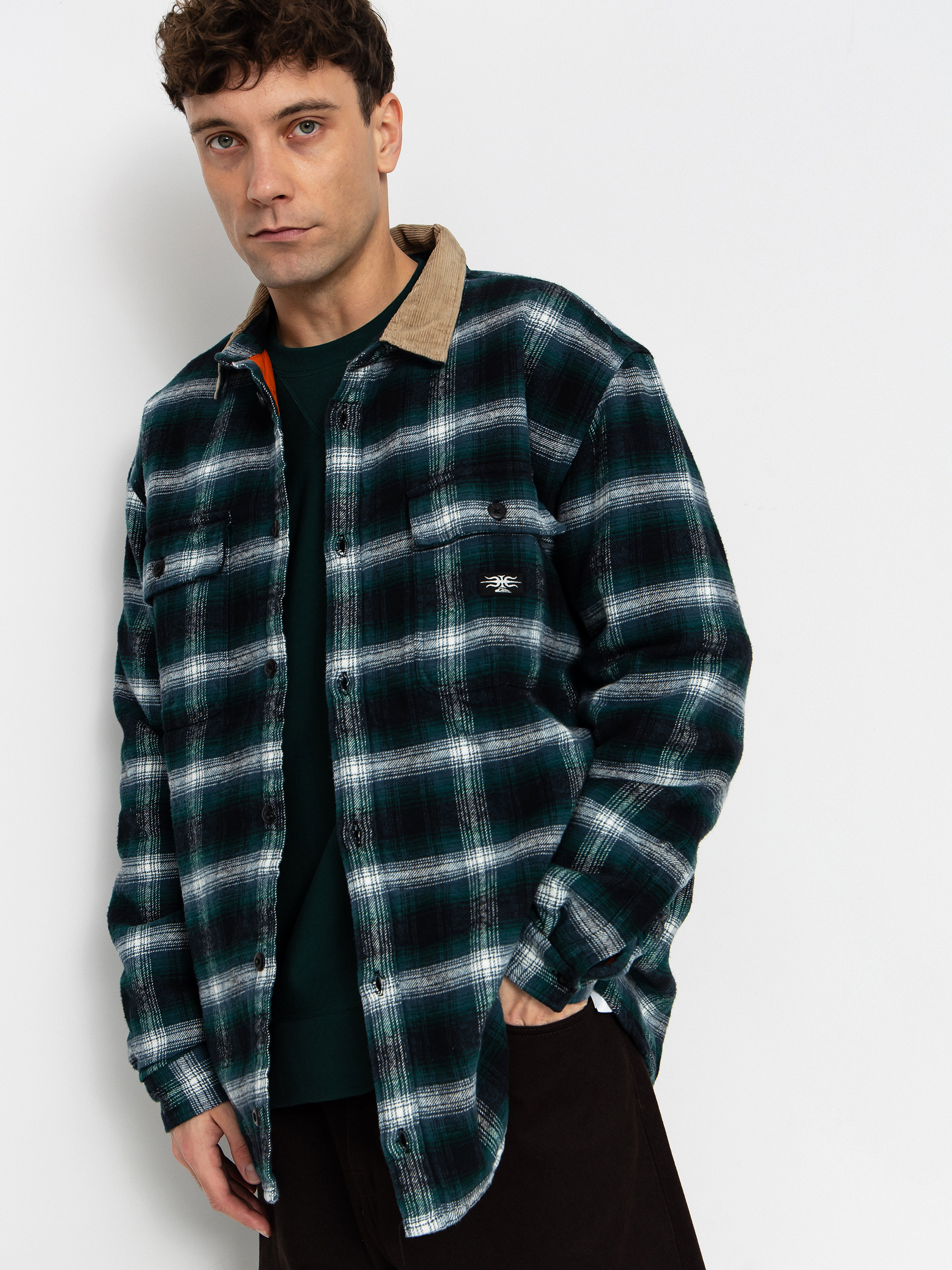 Košile Quiksilver Mercury Desert Shadow Check (orion blue desert shadow)