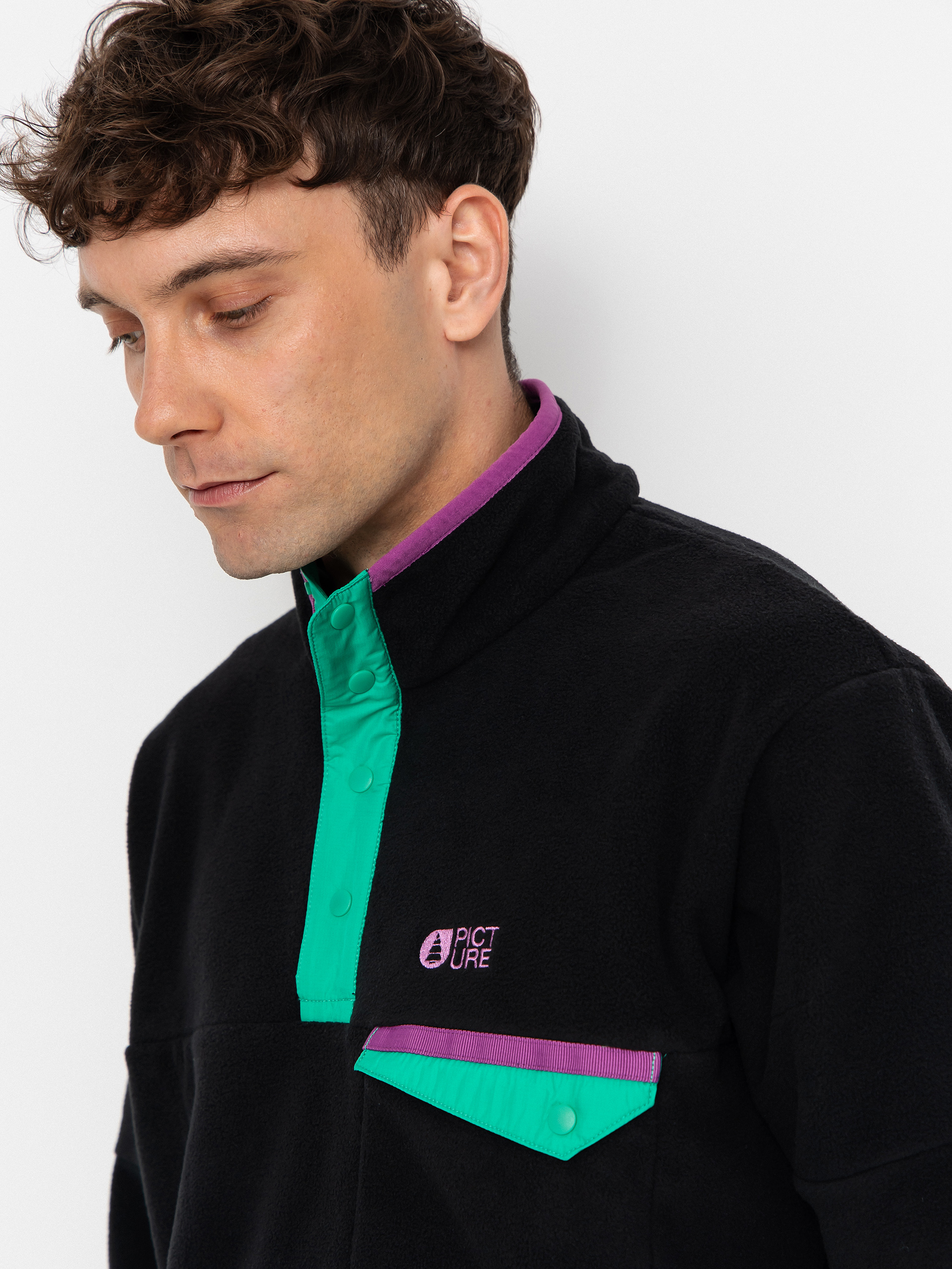 Pánský Fleecová mikina Picture Arcca 1/4 Zip (black)