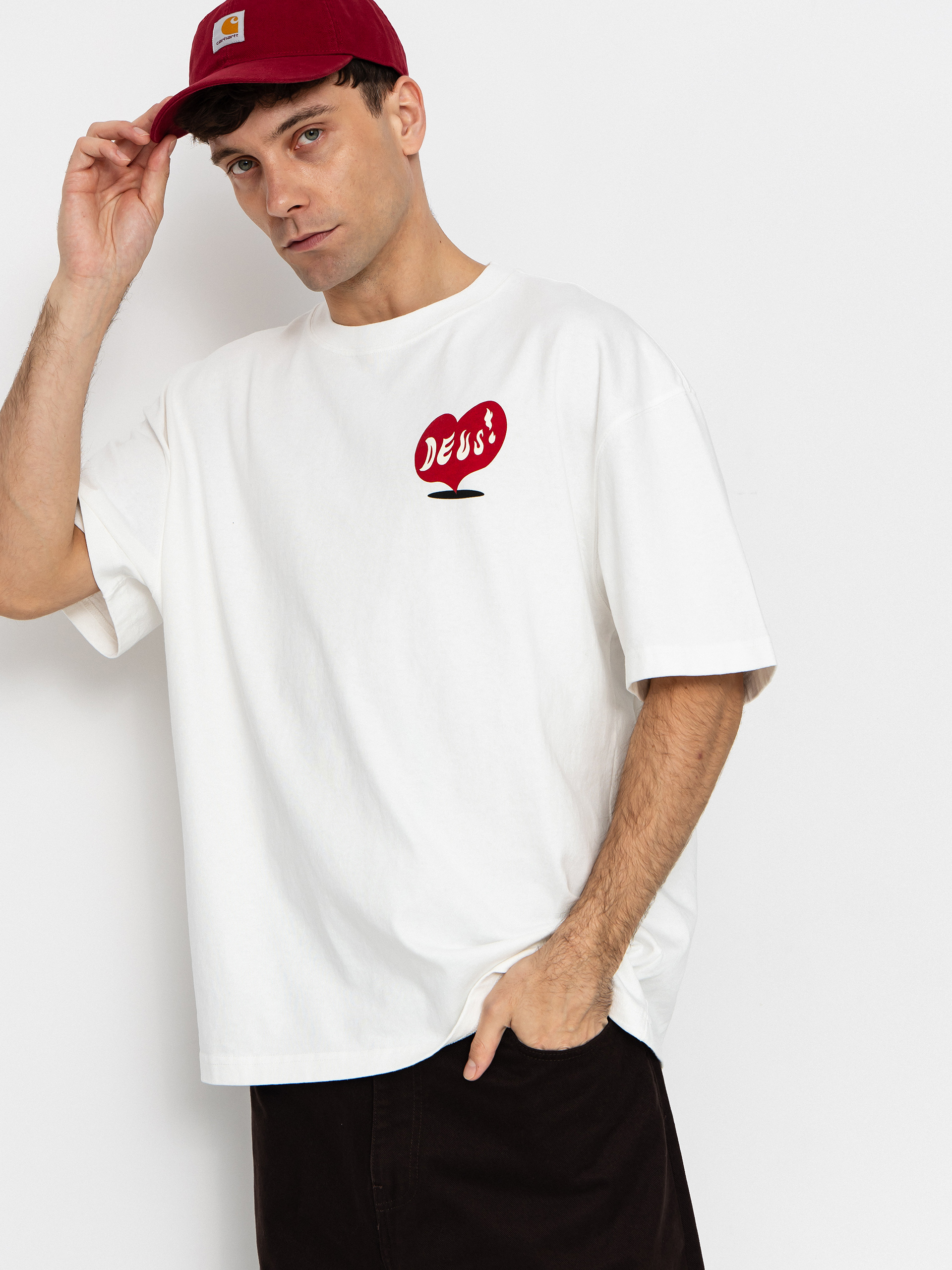 Tričko Deus Ex Machina Deep Cut (vintage white)