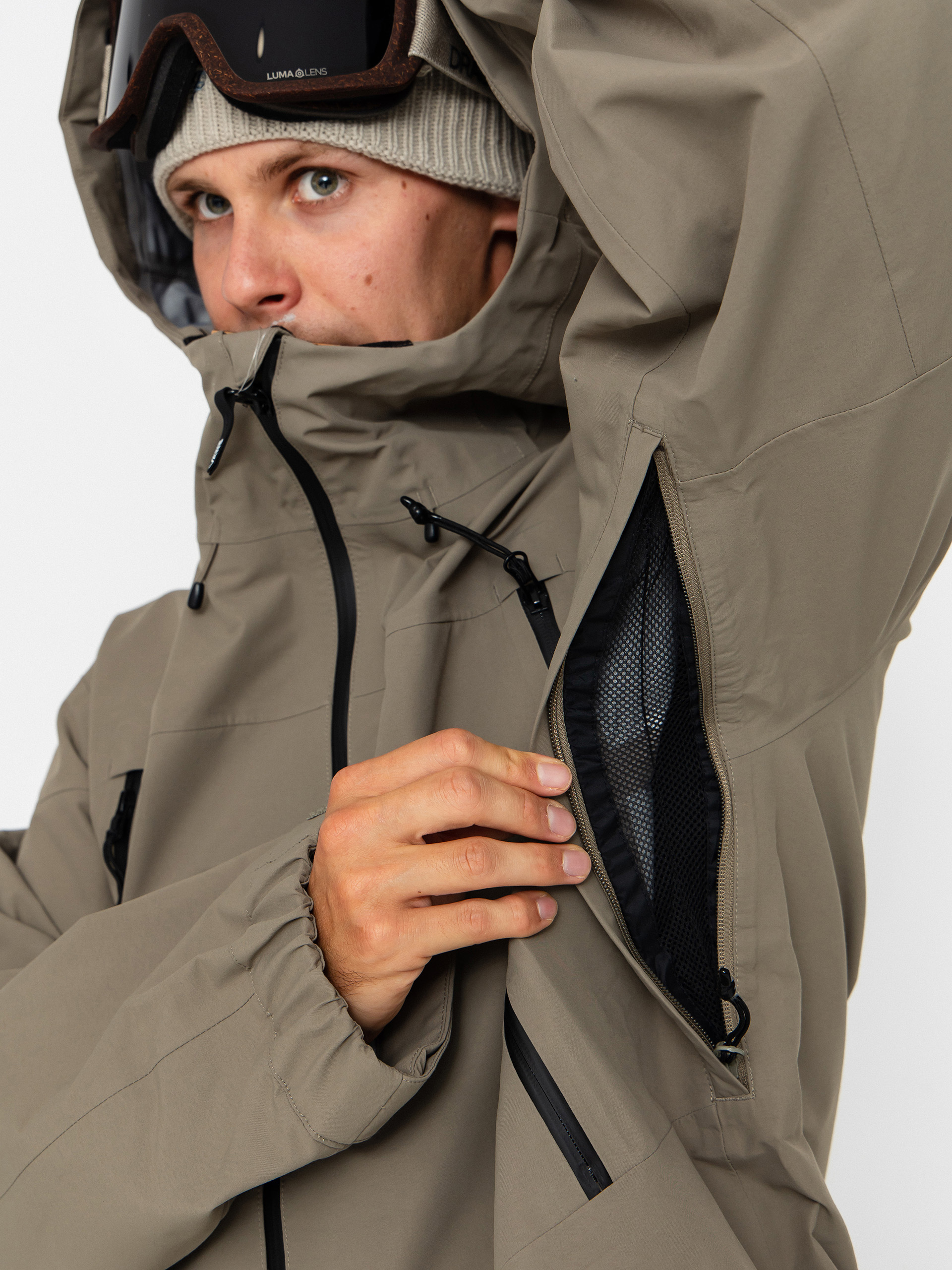 Pánská Snowboardová bunda Vans Hi Country 3L 2.0 (mountain essentials bungee cord)