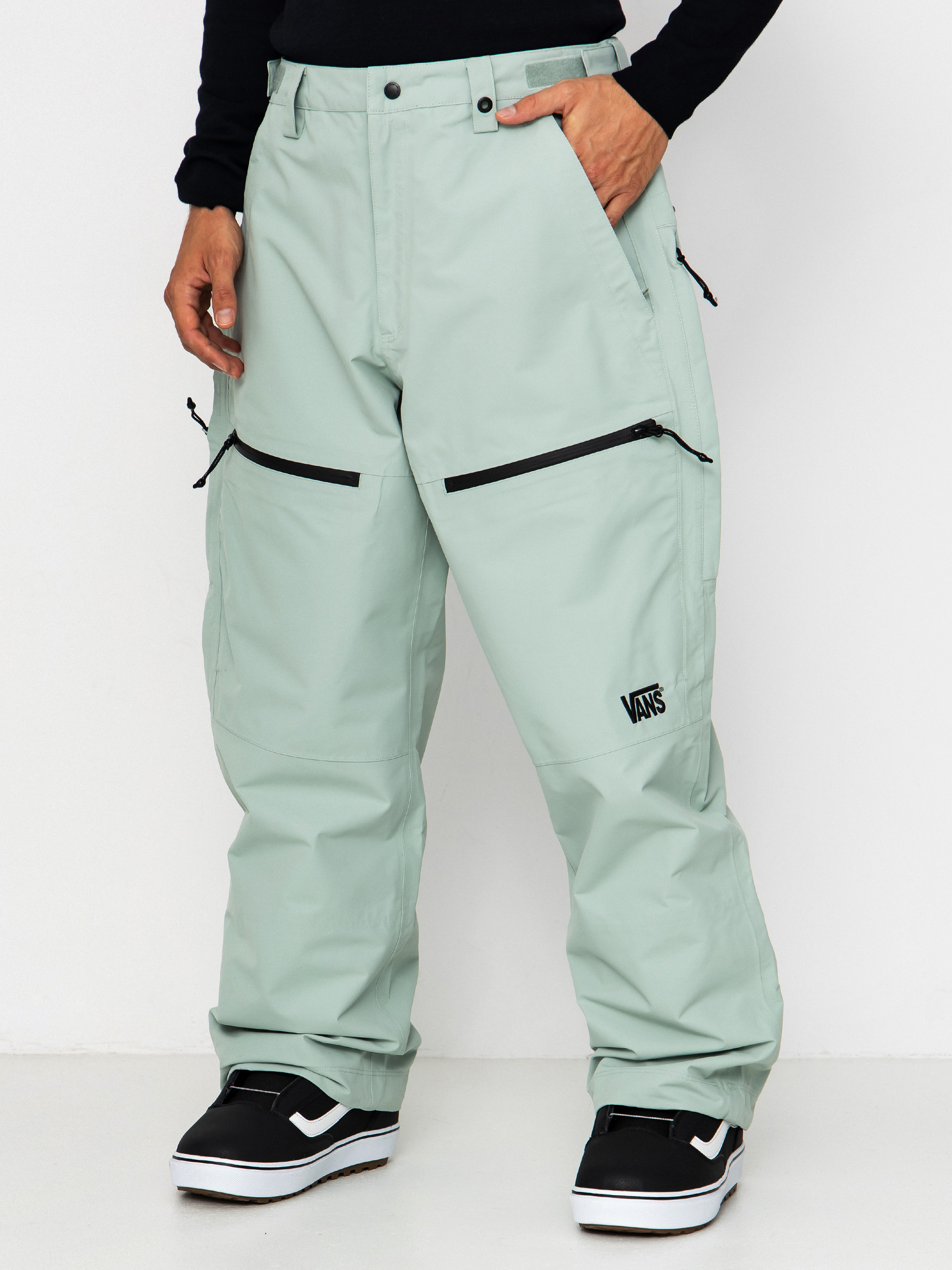 Pánské Snowboardové kalhoty  Vans MTE High Country 3L 2.0 (gray olive)