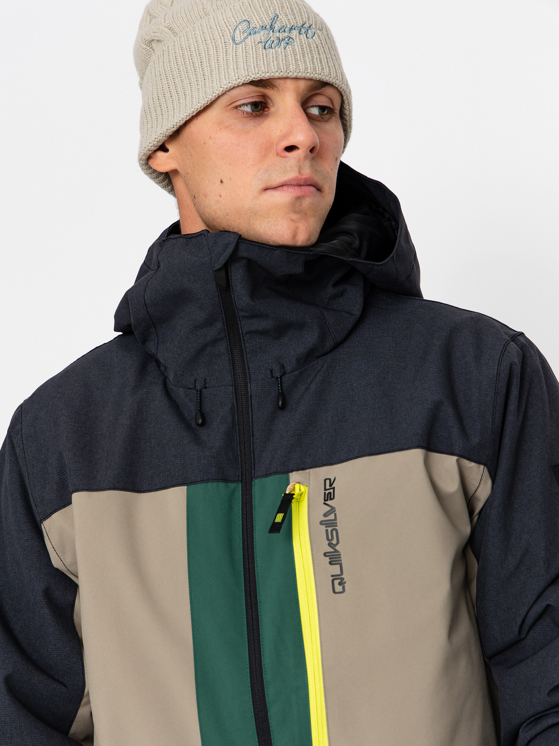 Pánská Snowboardová bunda Quiksilver Dawson (trekking green)
