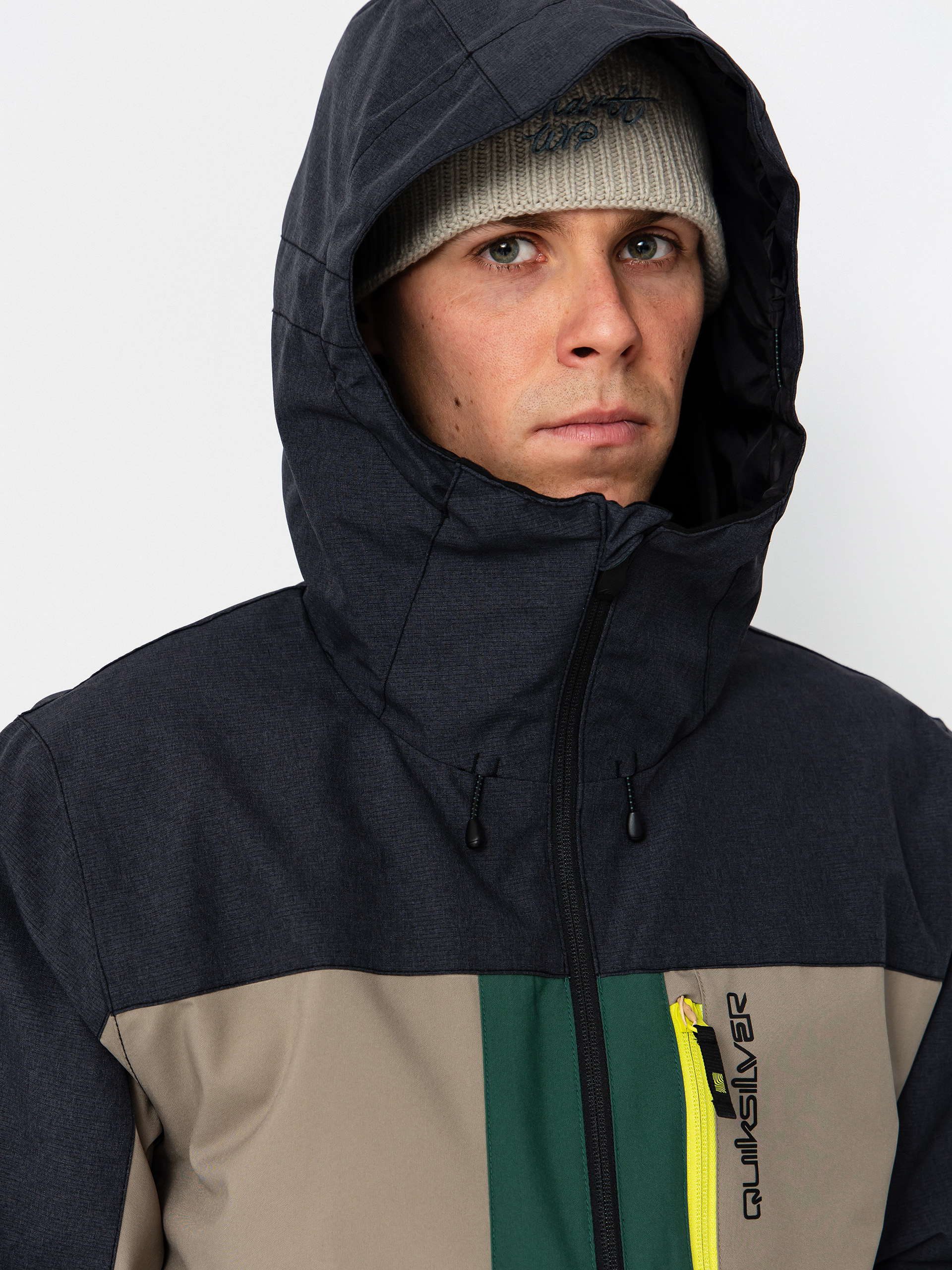 Pánská Snowboardová bunda Quiksilver Dawson (trekking green)