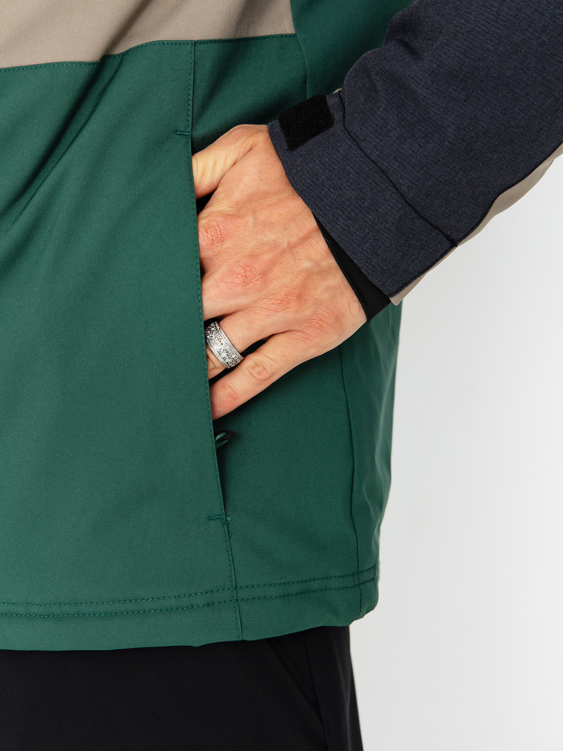 Pánská Snowboardová bunda Quiksilver Dawson (trekking green)