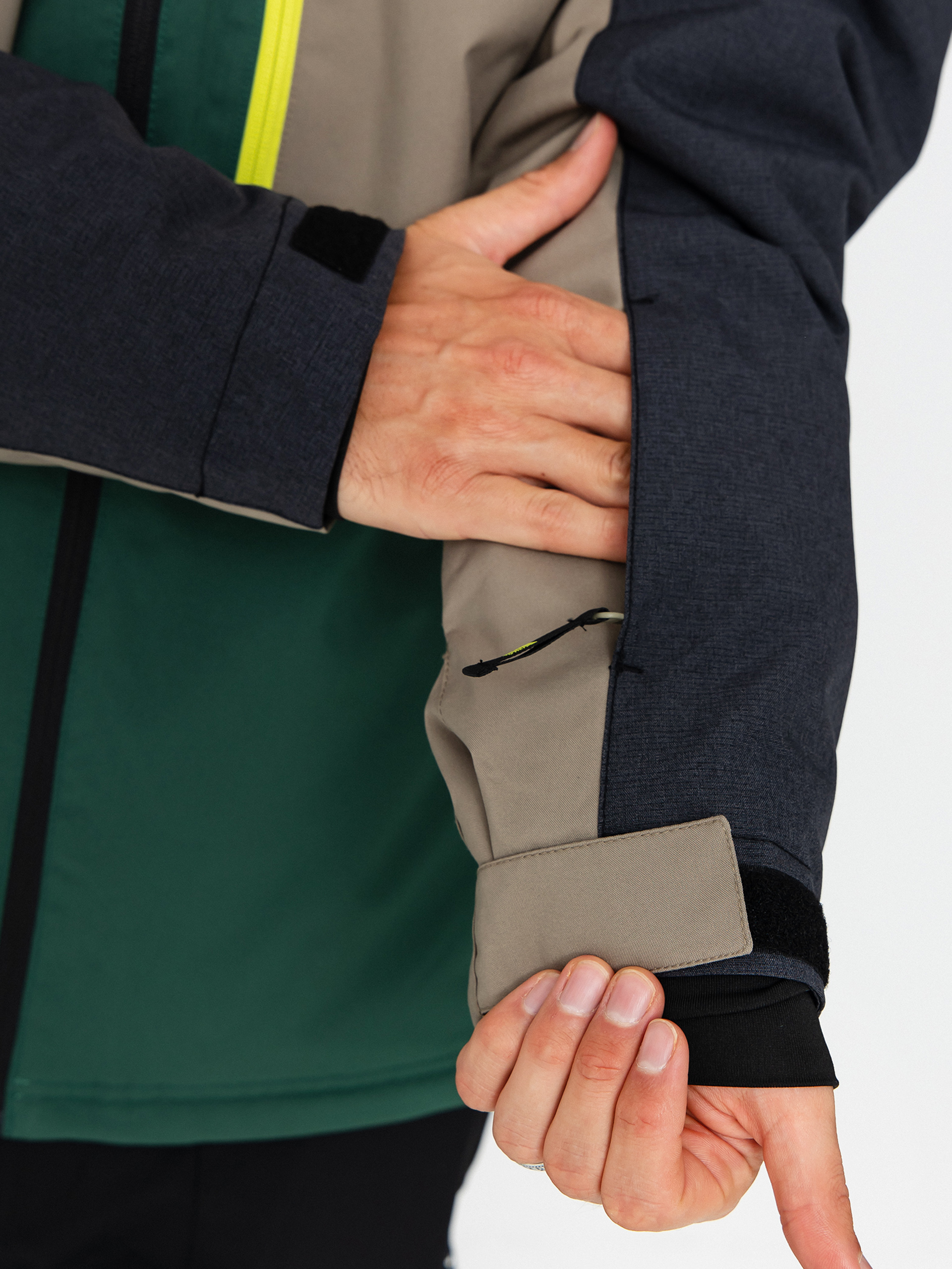 Pánská Snowboardová bunda Quiksilver Dawson (trekking green)