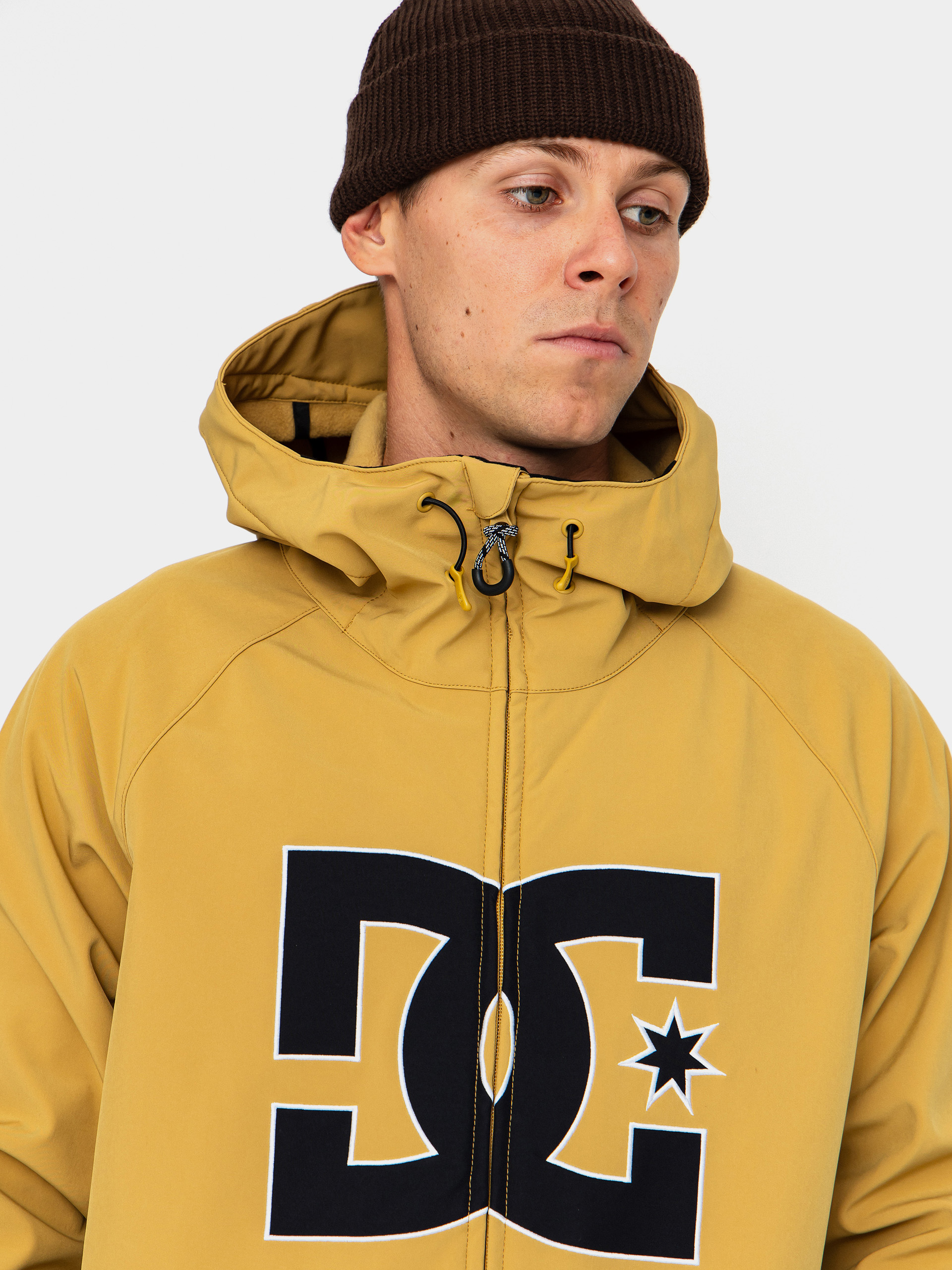 Pánská Snowboardová bunda DC Spectrum Softshell (mustard gold)