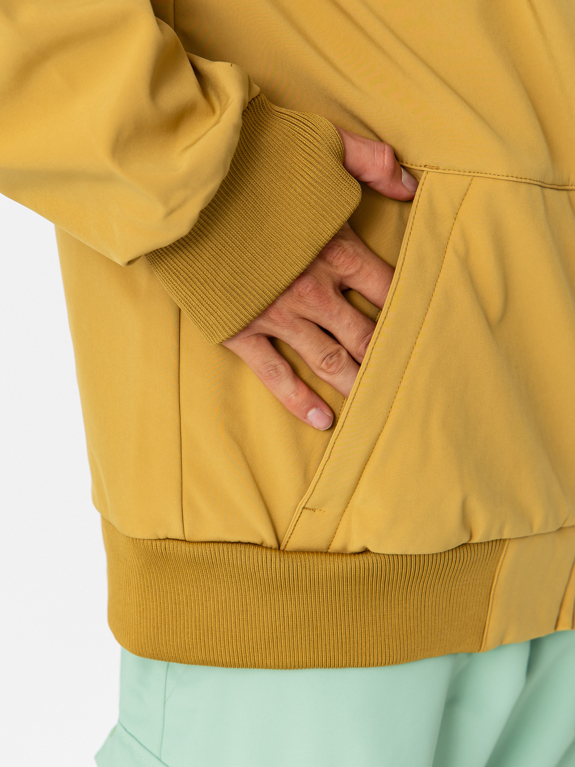 Pánská Snowboardová bunda DC Spectrum Softshell (mustard gold)