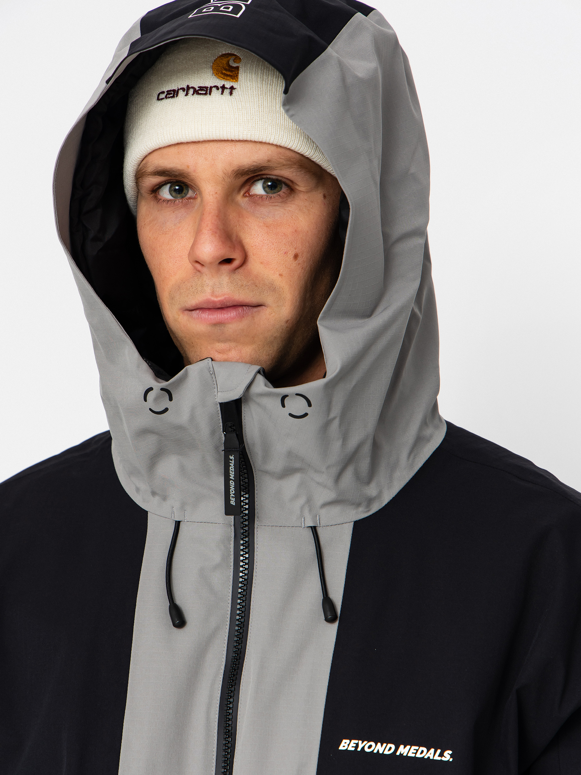 Pánská Snowboardová bunda Beyond Medals Fullzip 2L (grey)