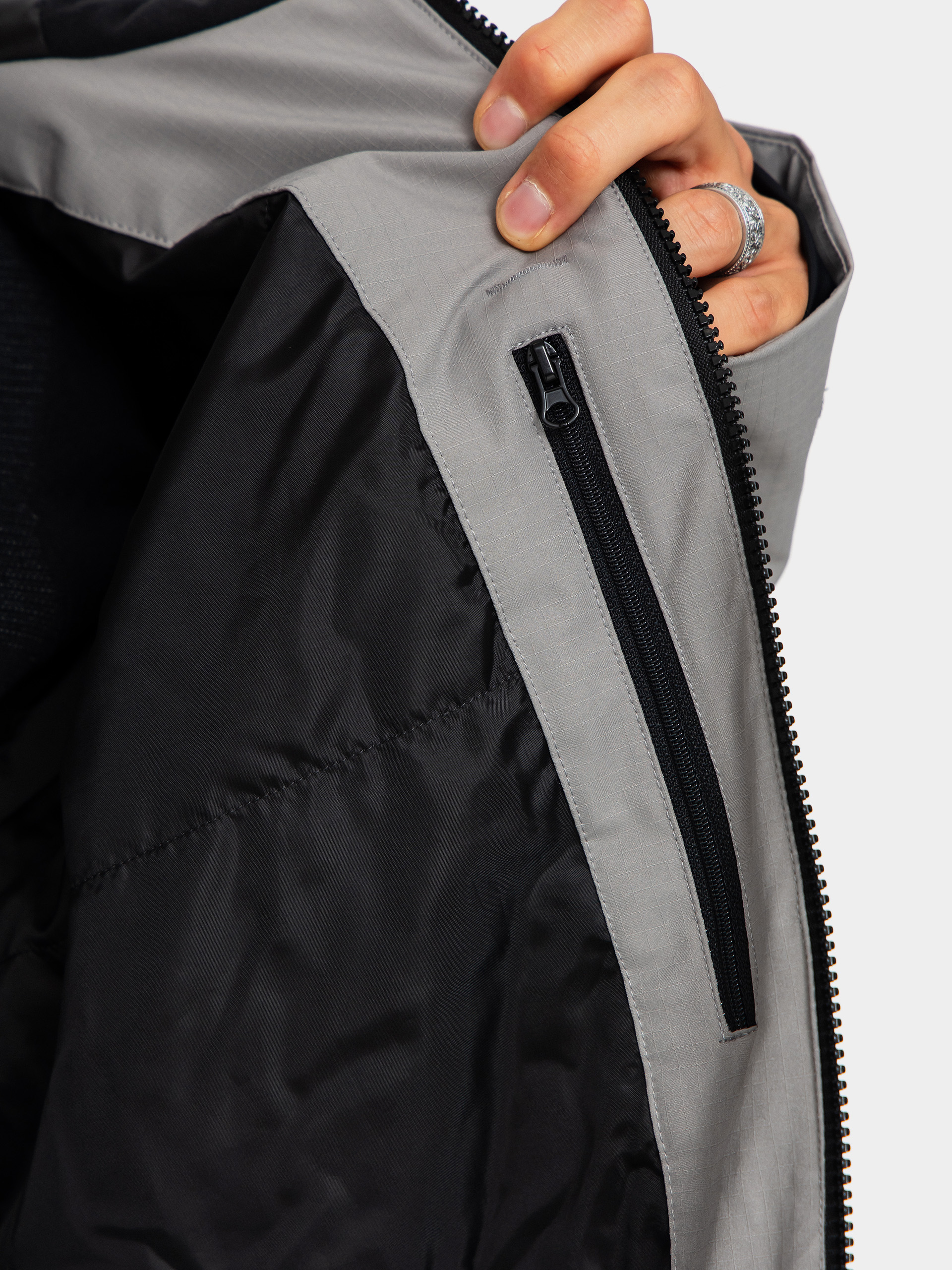 Pánská Snowboardová bunda Beyond Medals Fullzip 2L (grey)