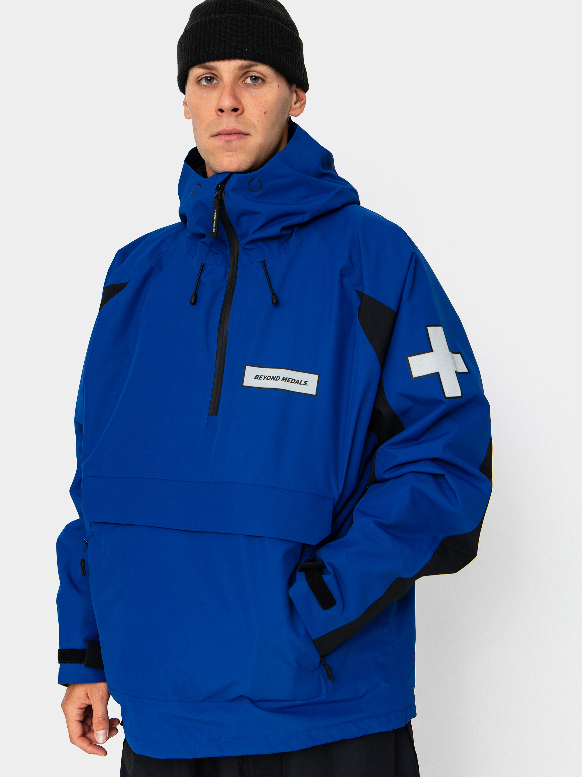 Pánská Snowboardová bunda Beyond Medals Retro Anorak 2L (blue)