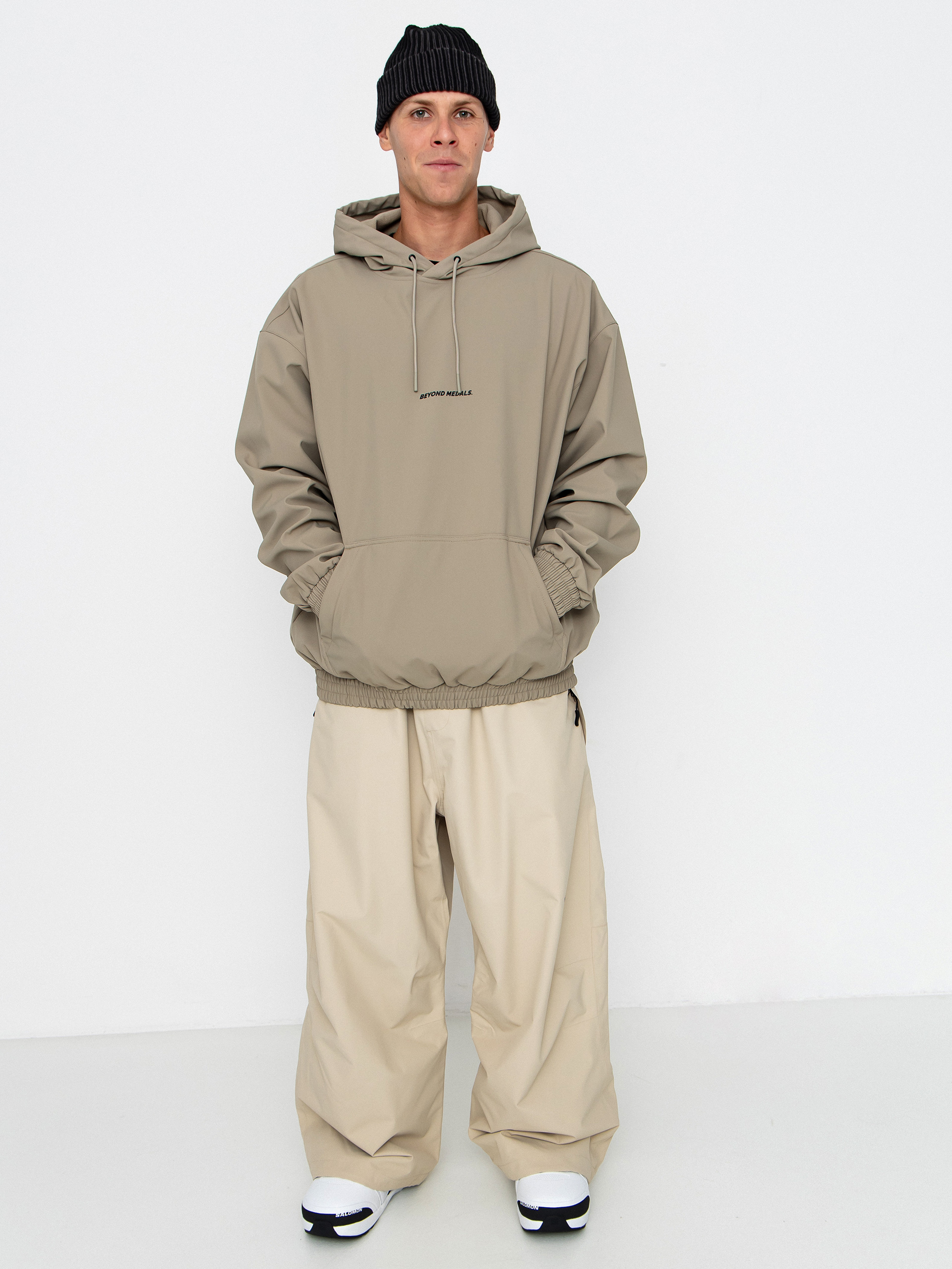 Snowboardová bunda Beyond Medals Softshell Hoodie (beige)