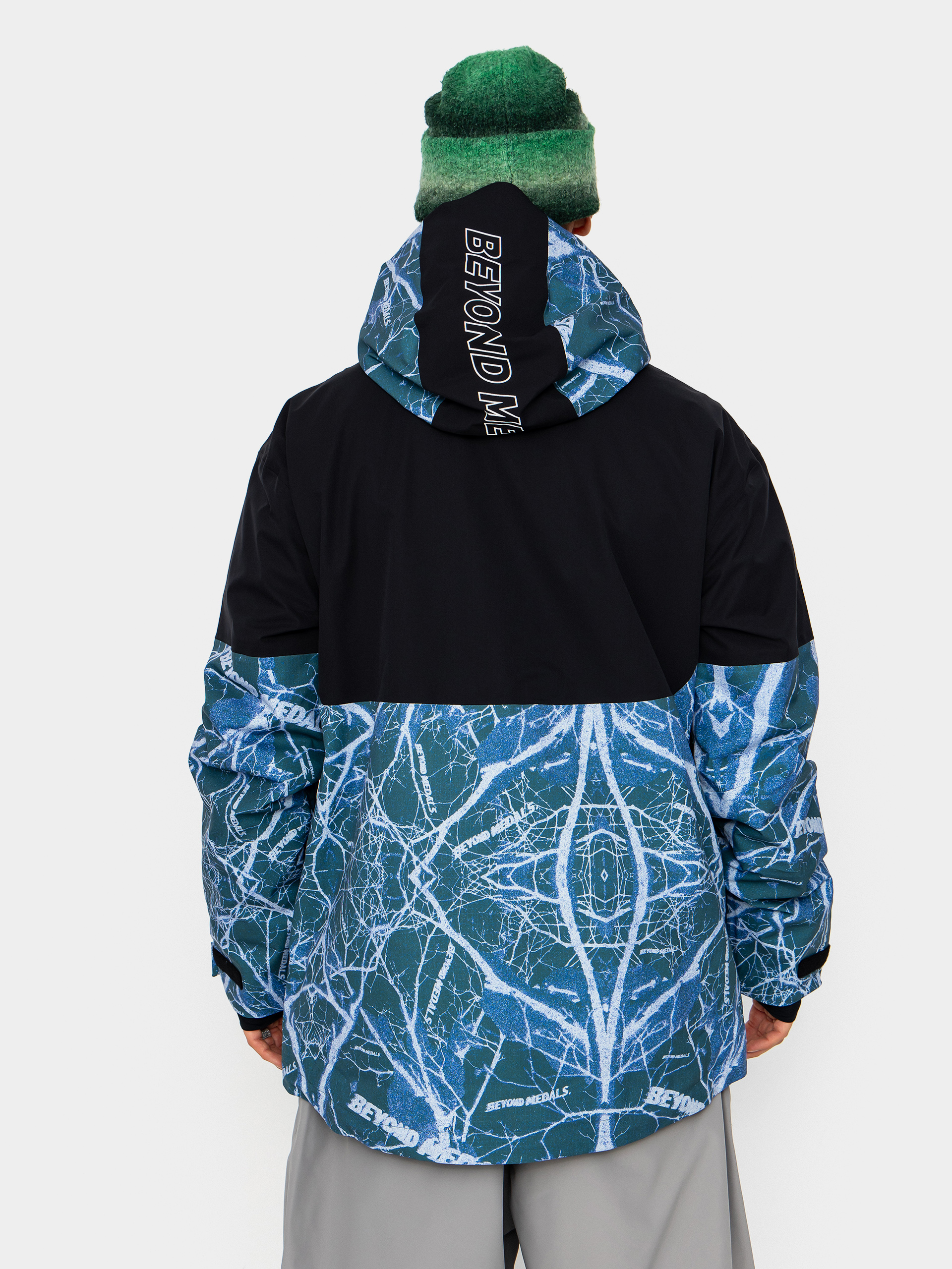 Pánská Snowboardová bunda Beyond Medals Fullzip Shirakaba 2L (print)