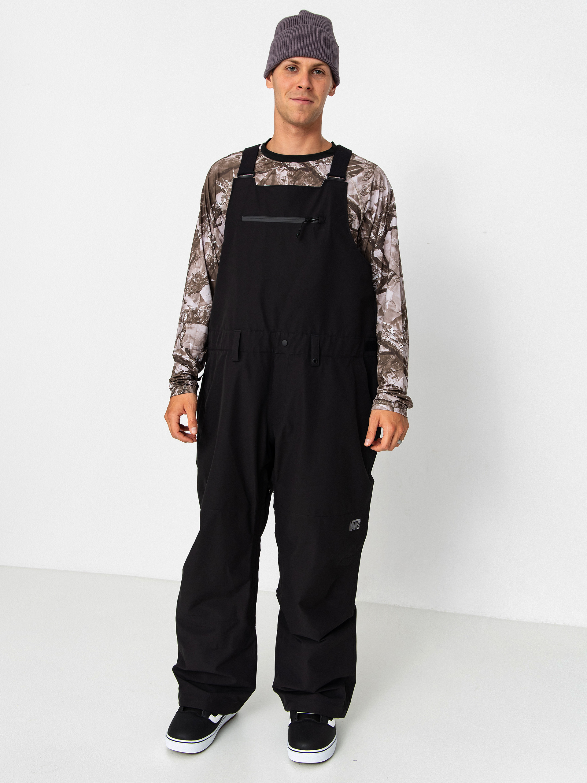 Snowboardové kalhoty  Vans Deep Daze 3L Bib (black)