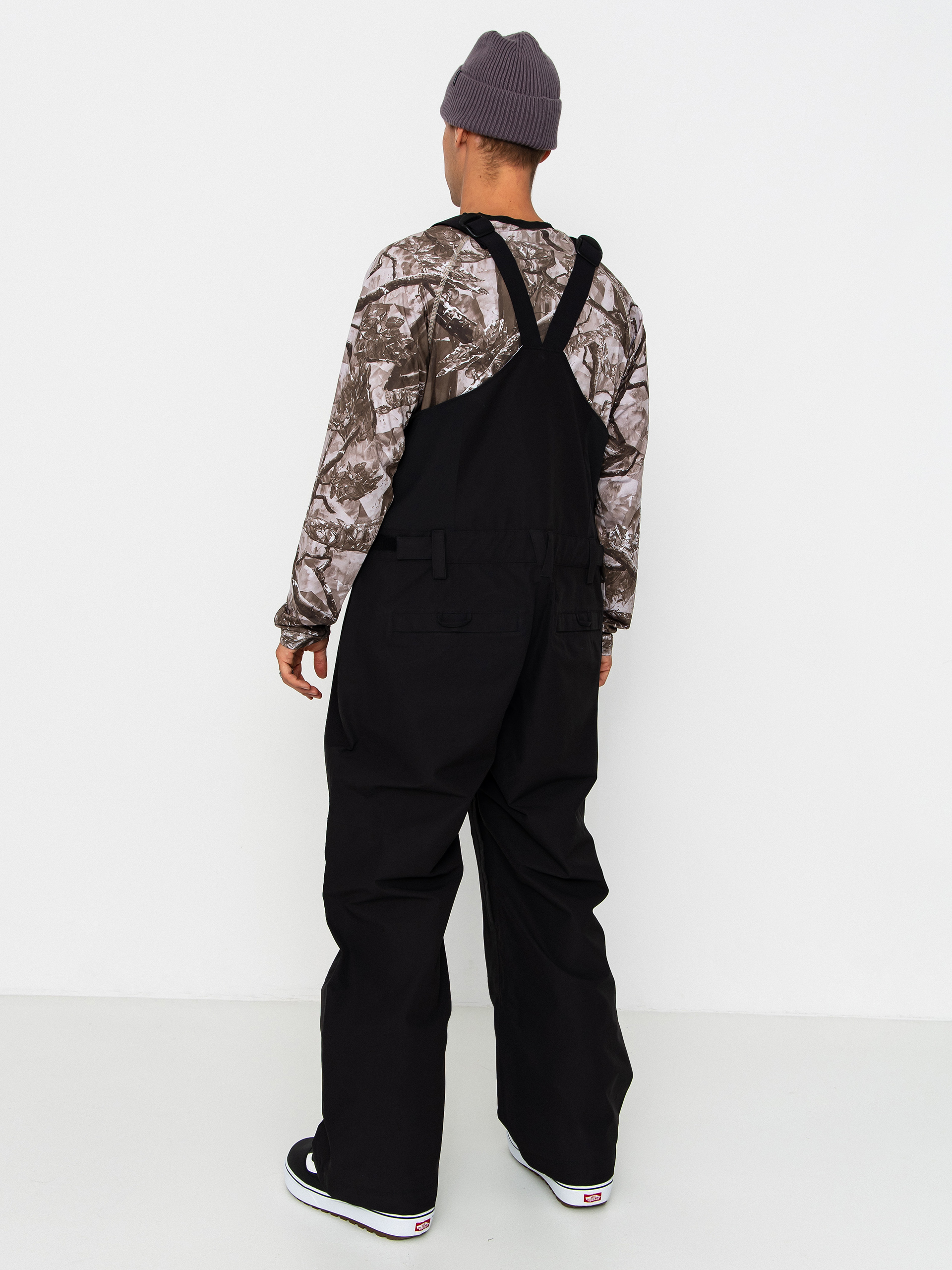 Pánské Snowboardové kalhoty  Vans Deep Daze 3L Bib (black)