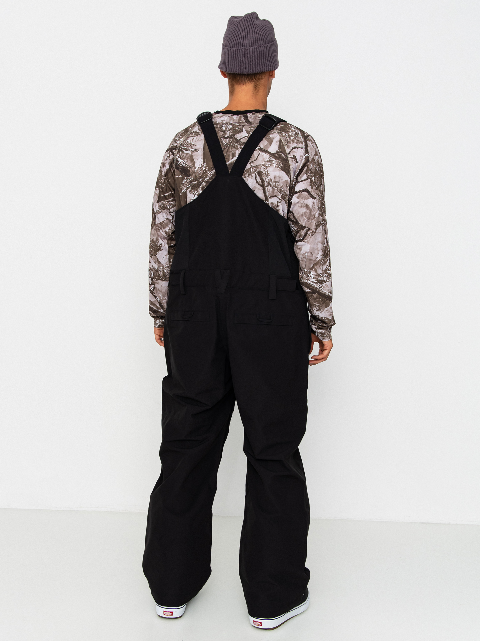 Pánské Snowboardové kalhoty  Vans Deep Daze 3L Bib (black)