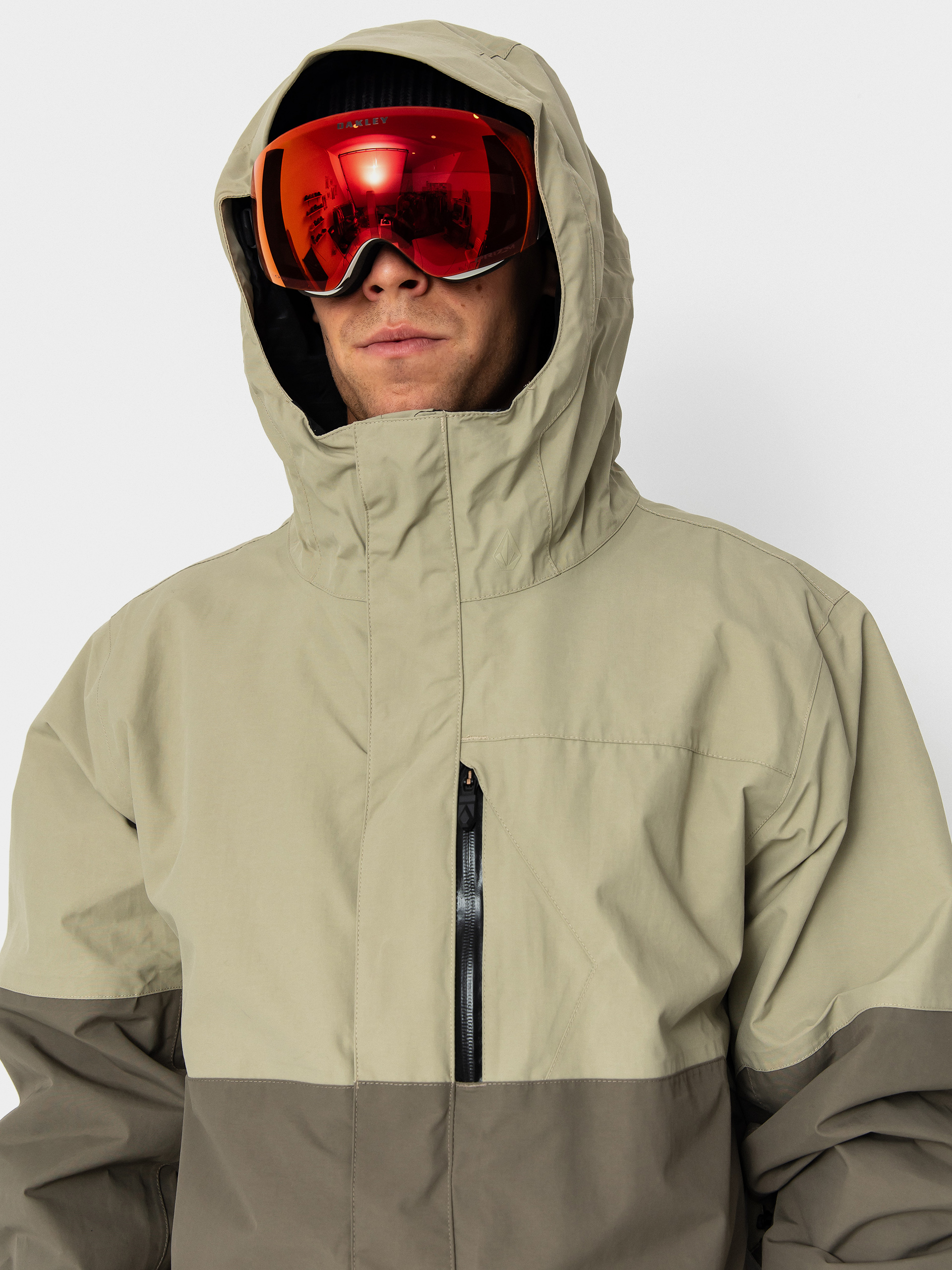 Pánská Snowboardová bunda Volcom L Ins Gore Tex (moss green)