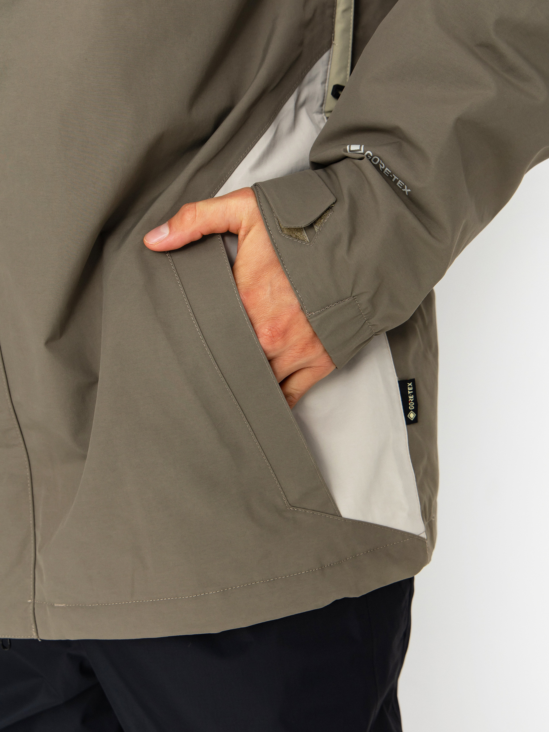 Pánská Snowboardová bunda Volcom L Ins Gore Tex (moss green)