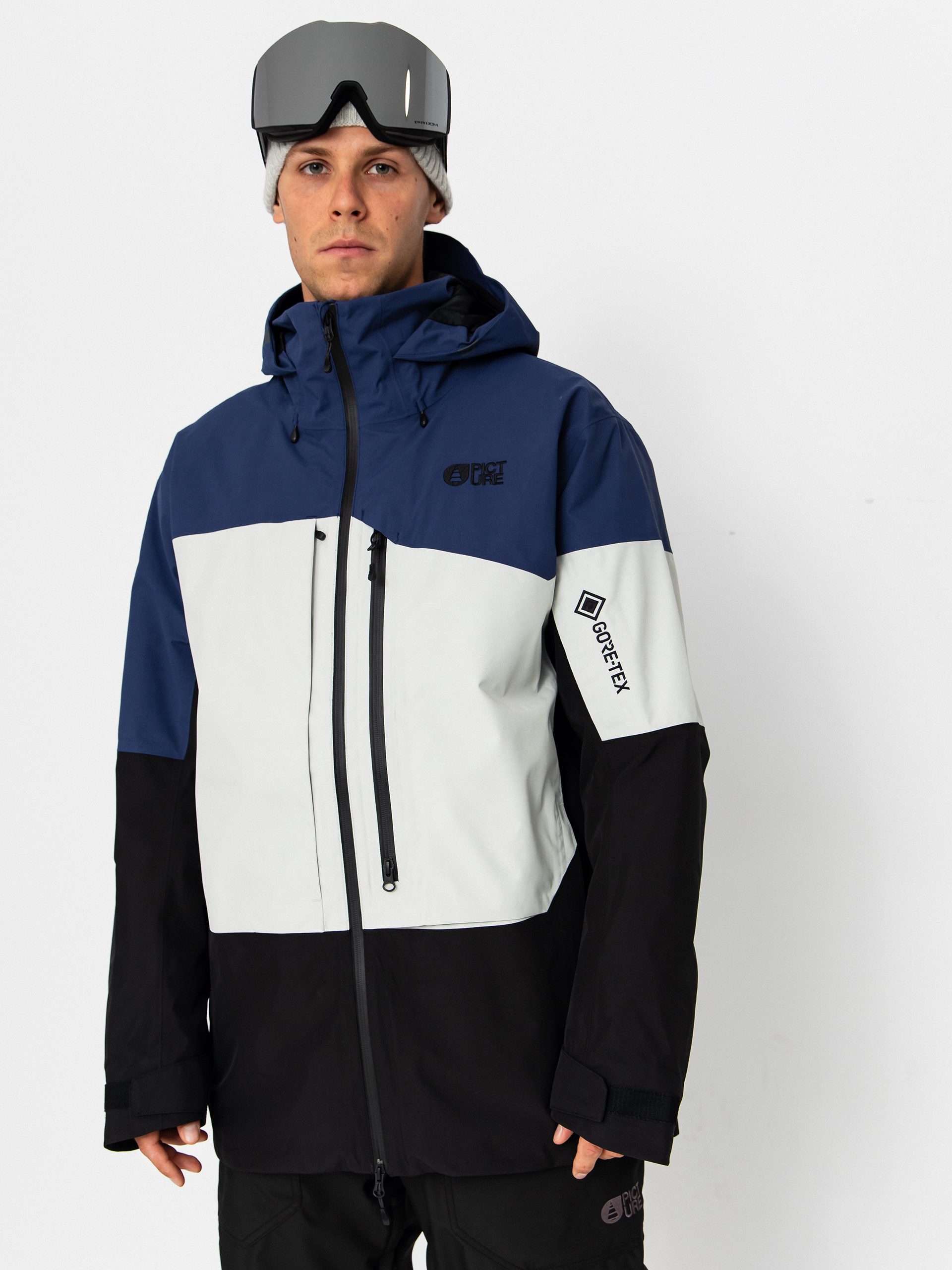 Pánská Snowboardová bunda Picture Lassen Gore Tex 2L (vapor grey)