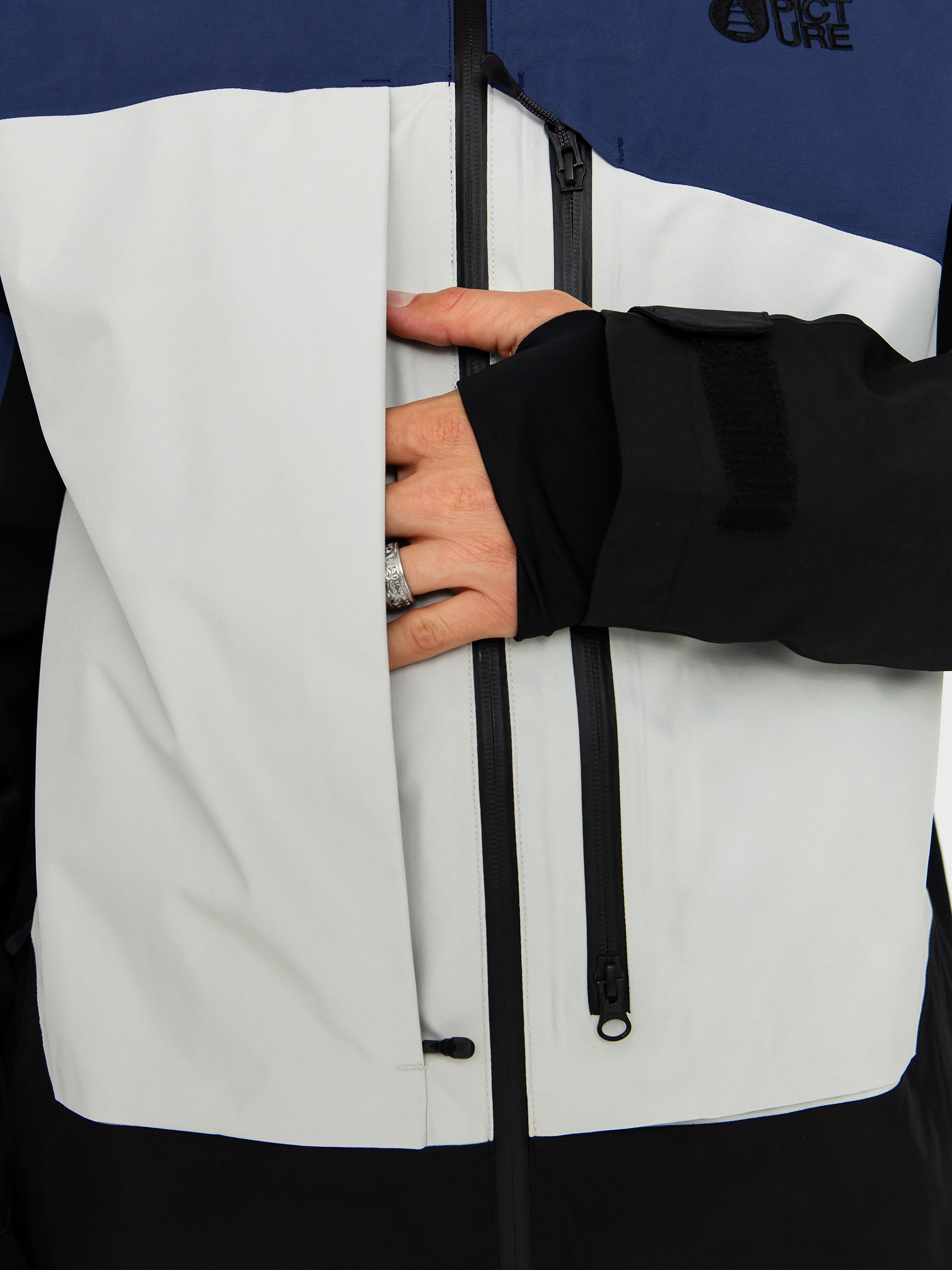 Pánská Snowboardová bunda Picture Lassen Gore Tex 2L (vapor grey)