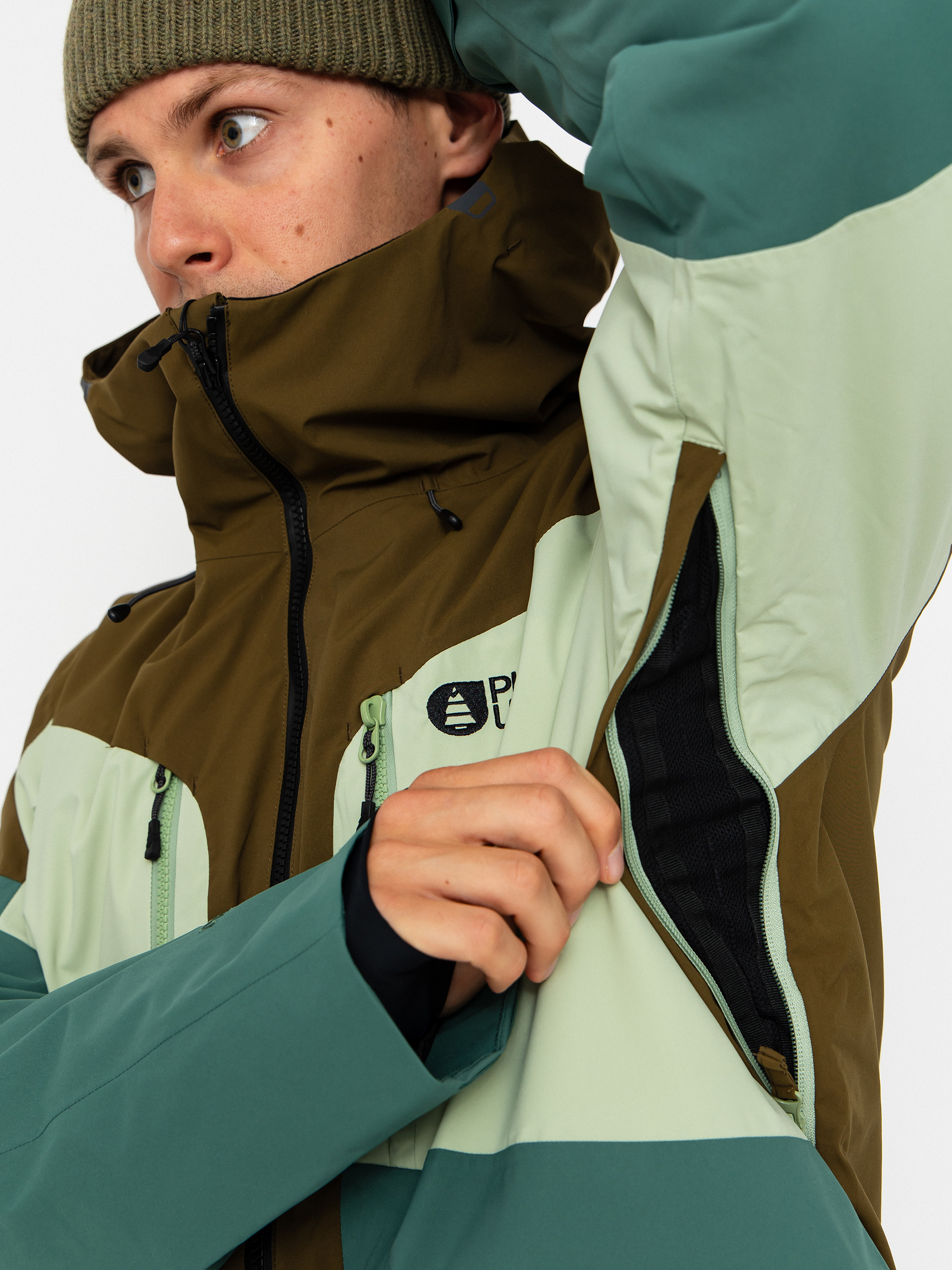 Pánská Snowboardová bunda Picture Naikoon (reseda)