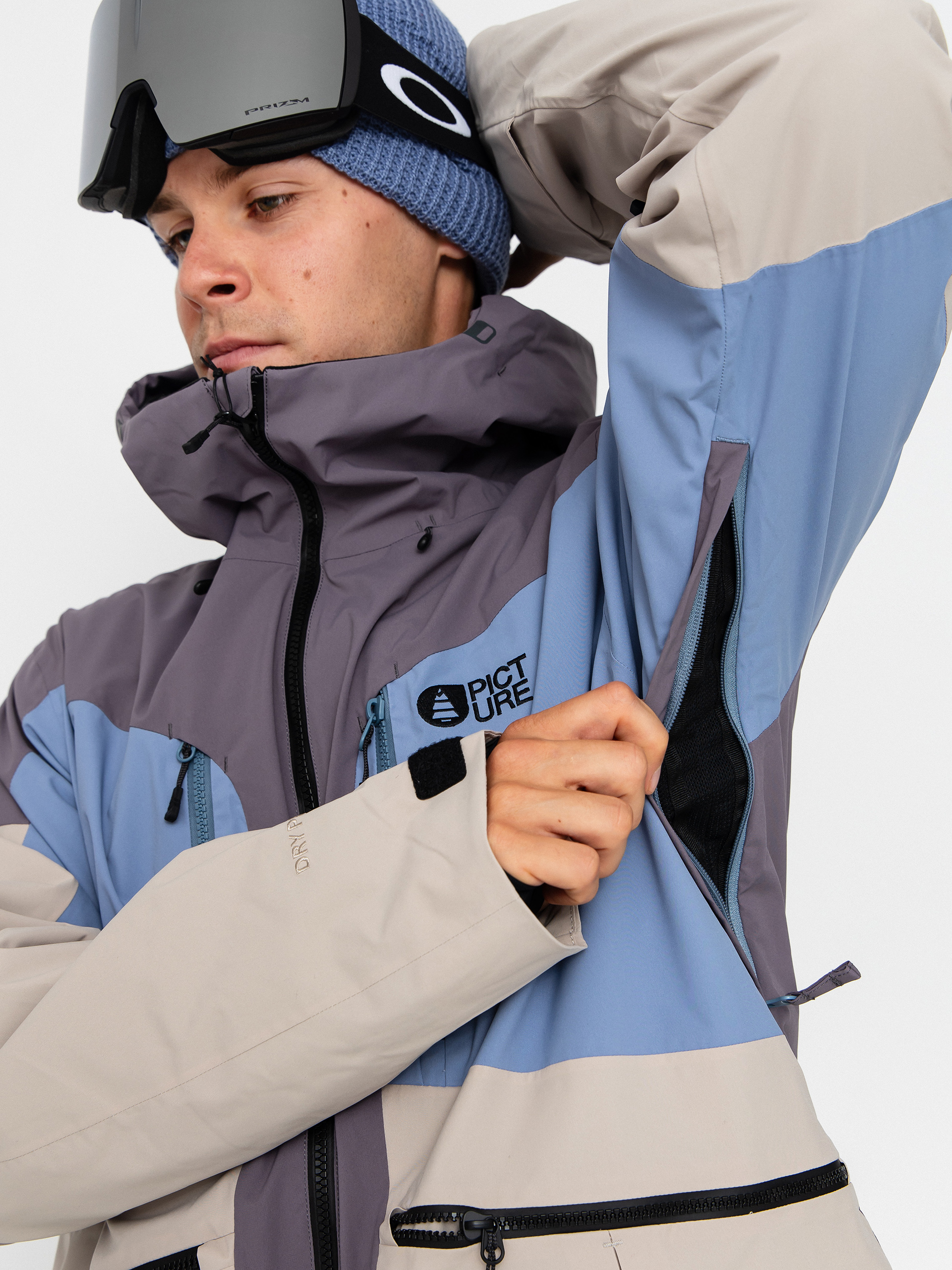 Pánská Snowboardová bunda Picture Naikoon (stonewash)