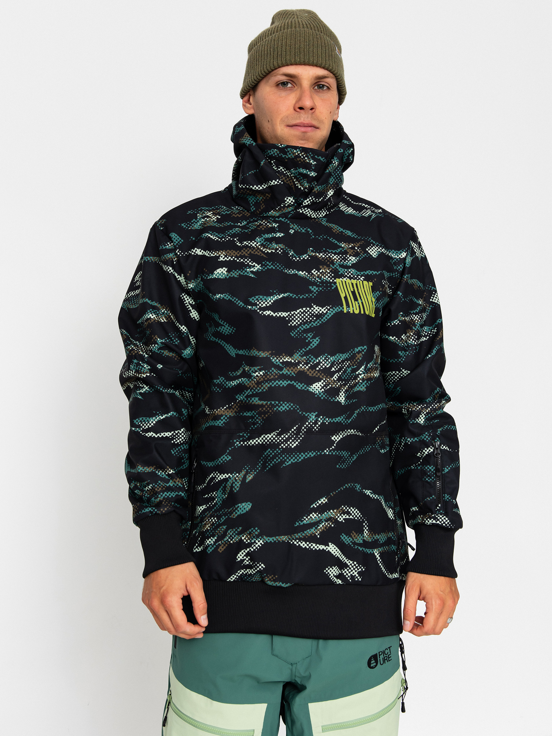Snowboardovu00e1 bunda Picture Parker Printed (forest shadow print)