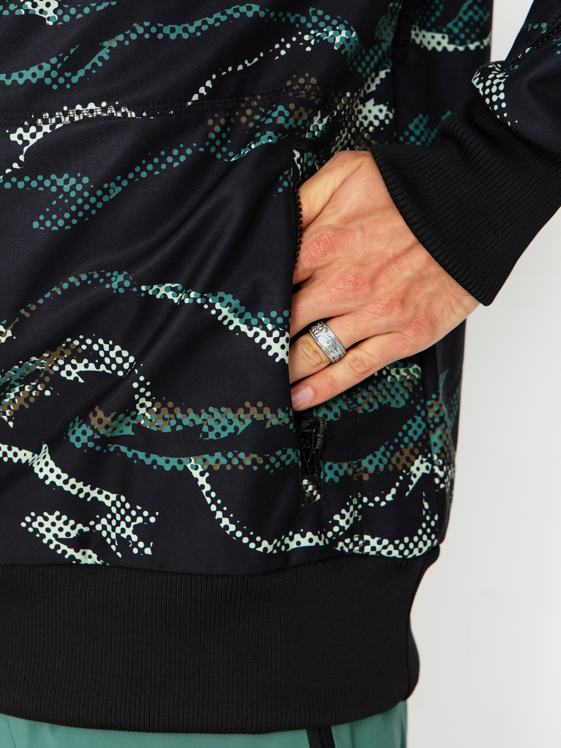 Snowboardová bunda Picture Parker Printed (forest shadow print)