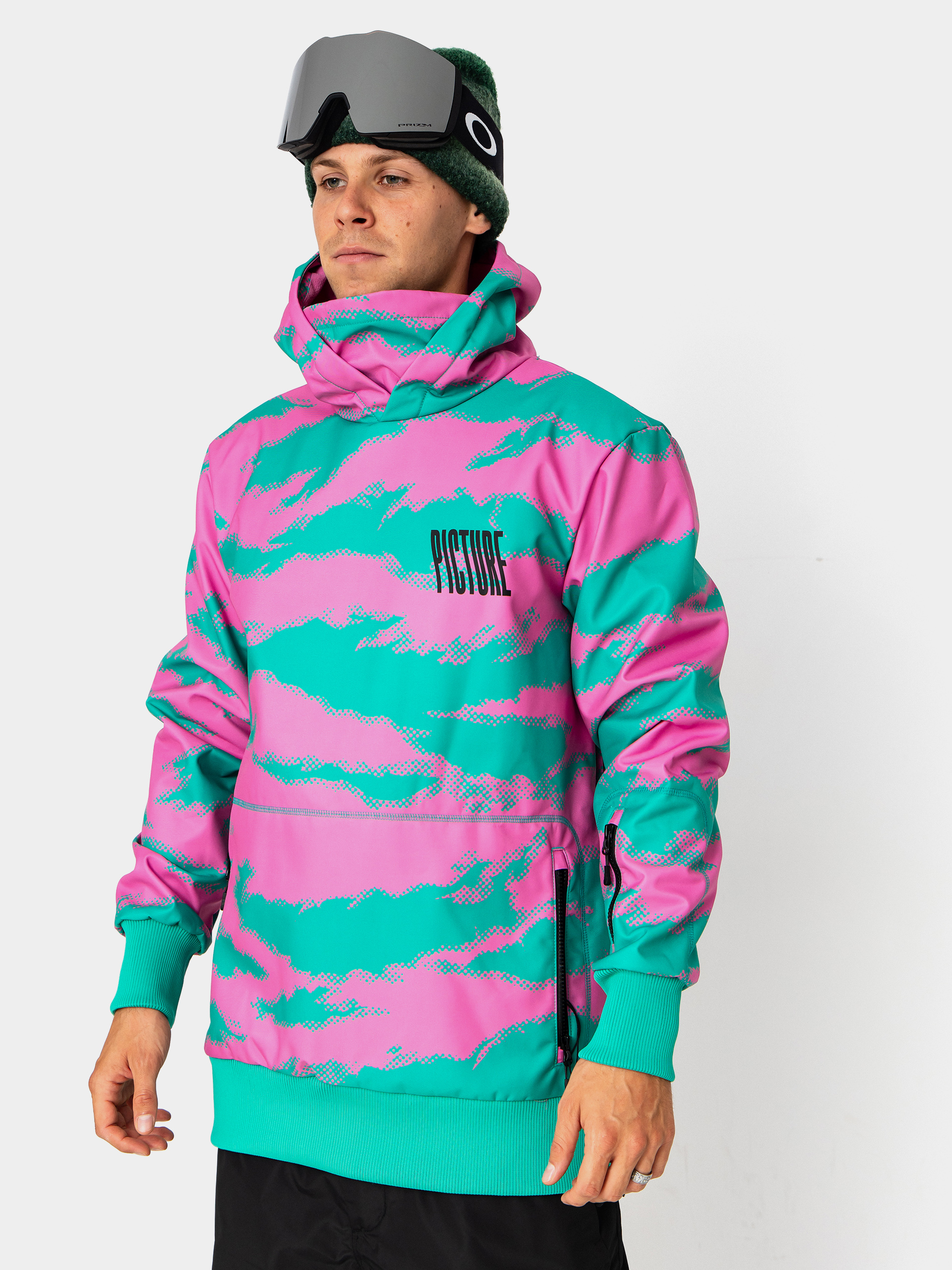 Snowboardovu00e1 bunda Picture Parker Printed (retro bliss print)