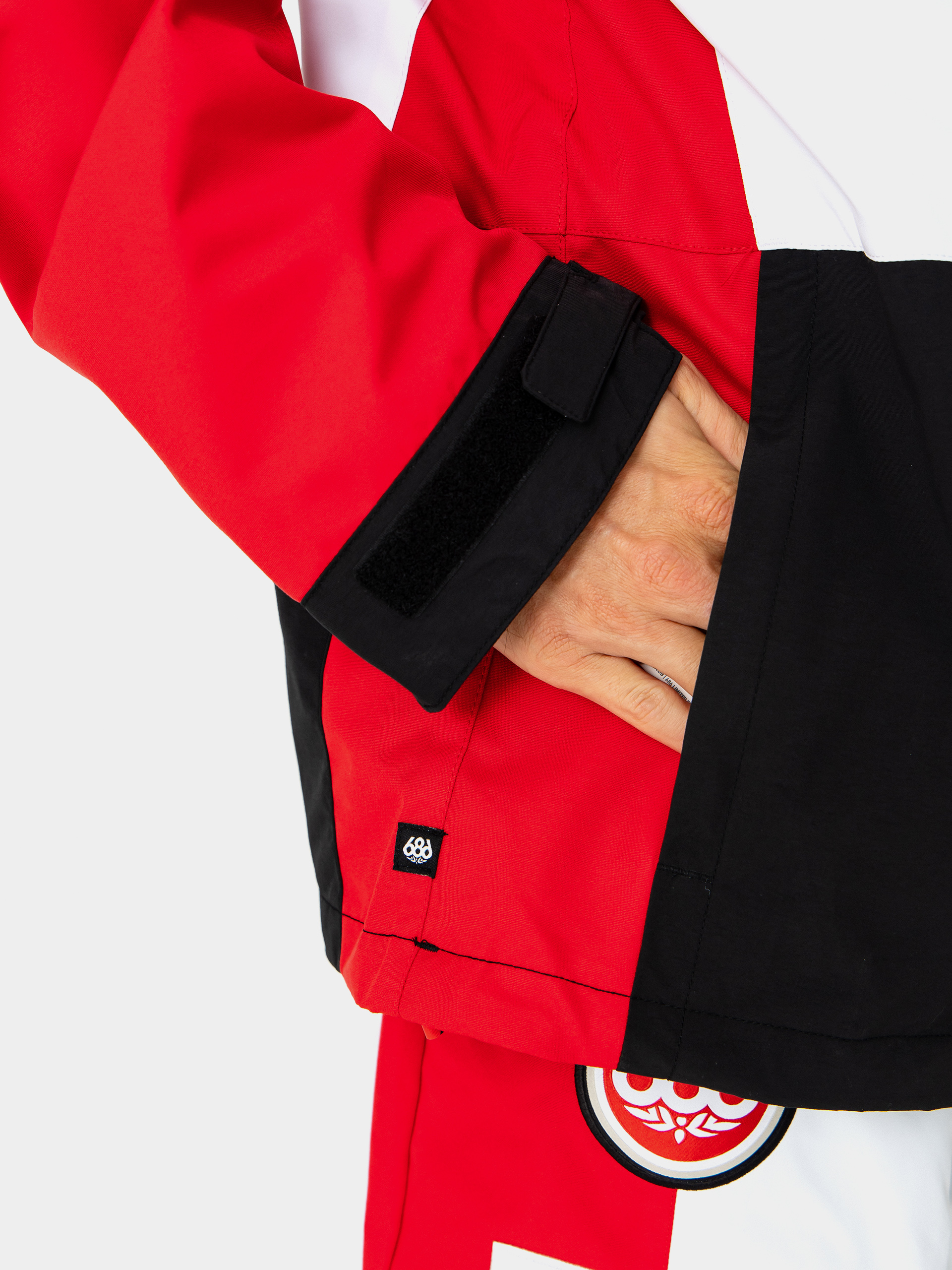 Pánská Snowboardová bunda 686 X ASSC F1 Anorak (assc white colorblock)