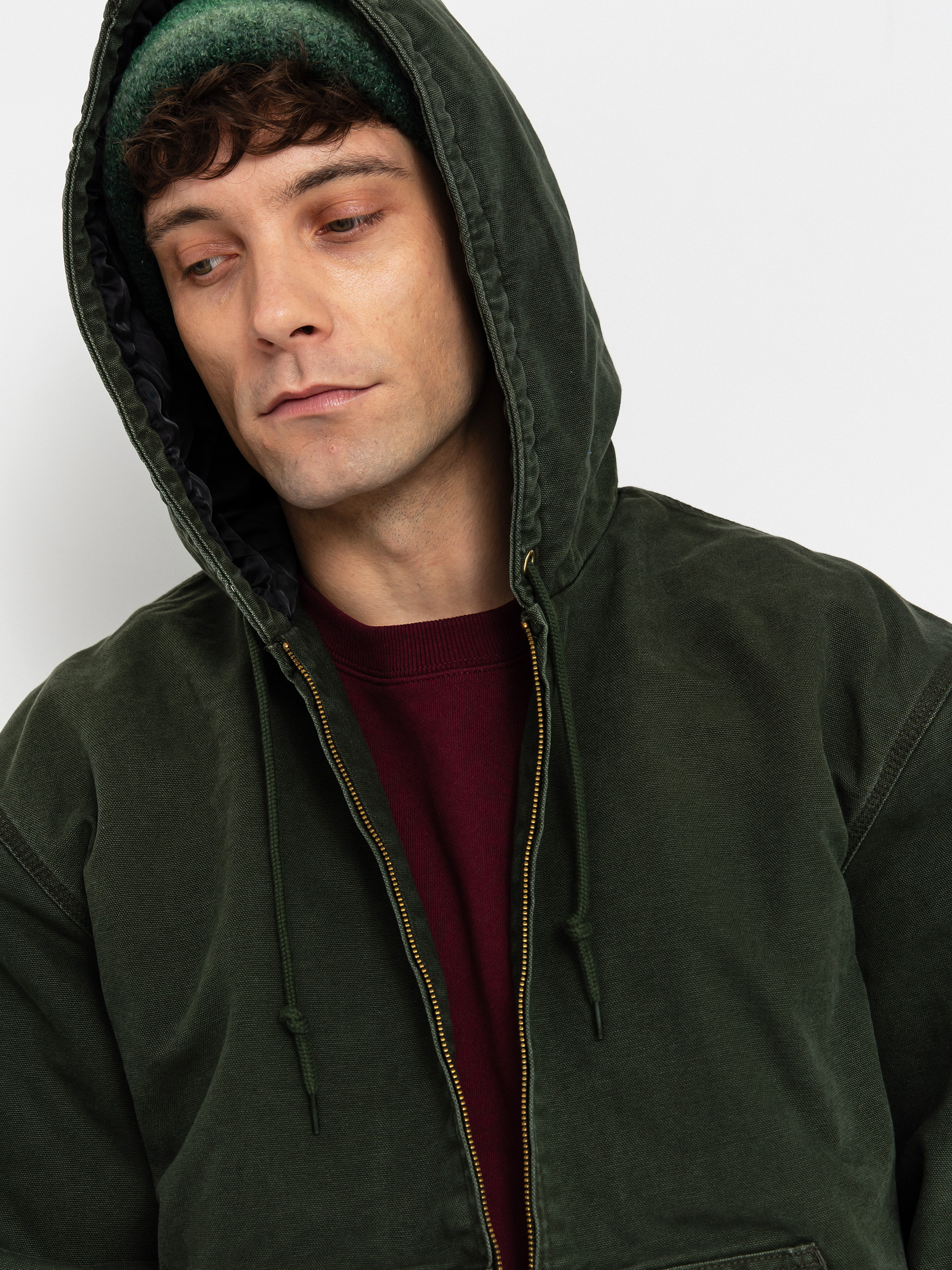 Bunda Carhartt WIP OG Active (olive/stone canvas)