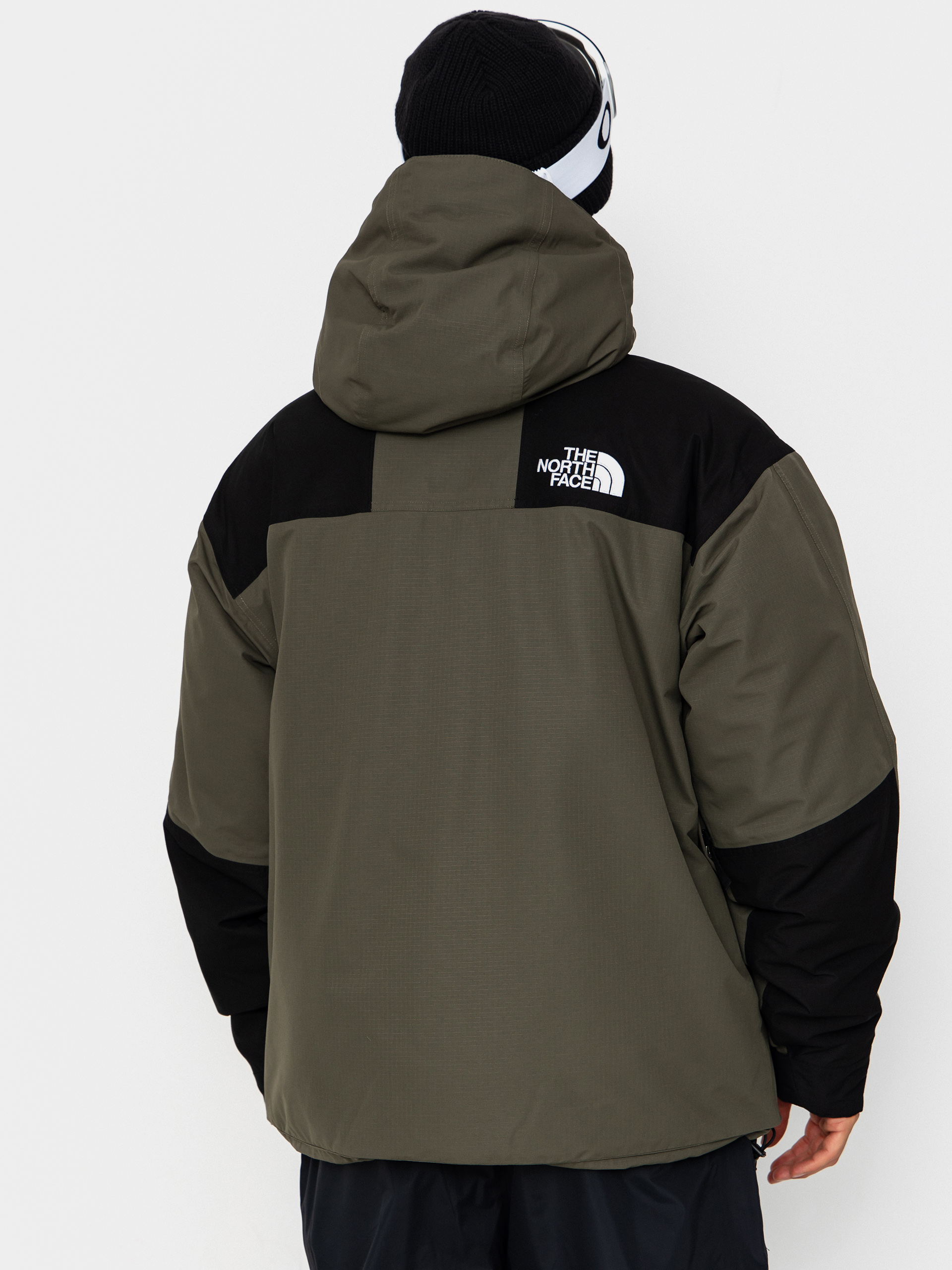 Bunda The North Face Mountain Down (new taupe green/tnf black)
