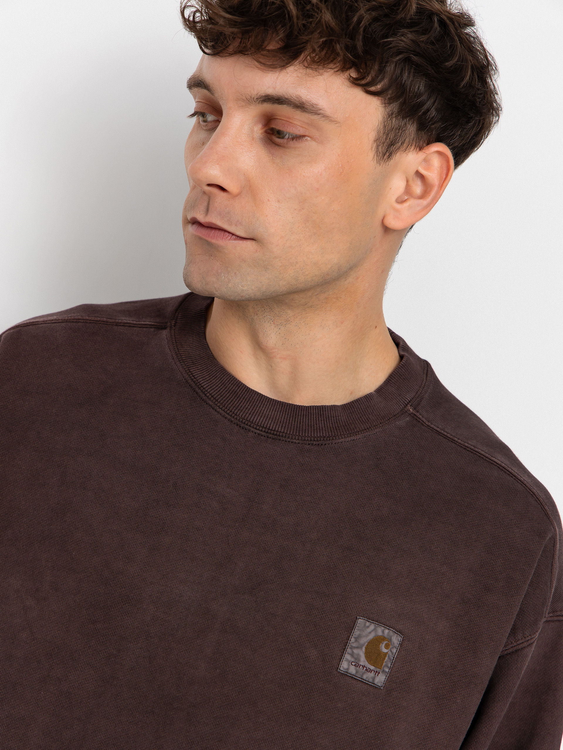 Mikina Carhartt WIP Vista (palisander/garment dyed)