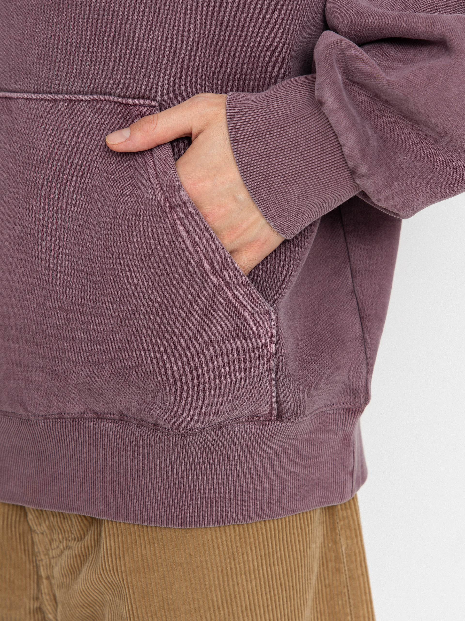 Mikina s kapucí Carhartt WIP Vista HD (phlox/garment dyed)