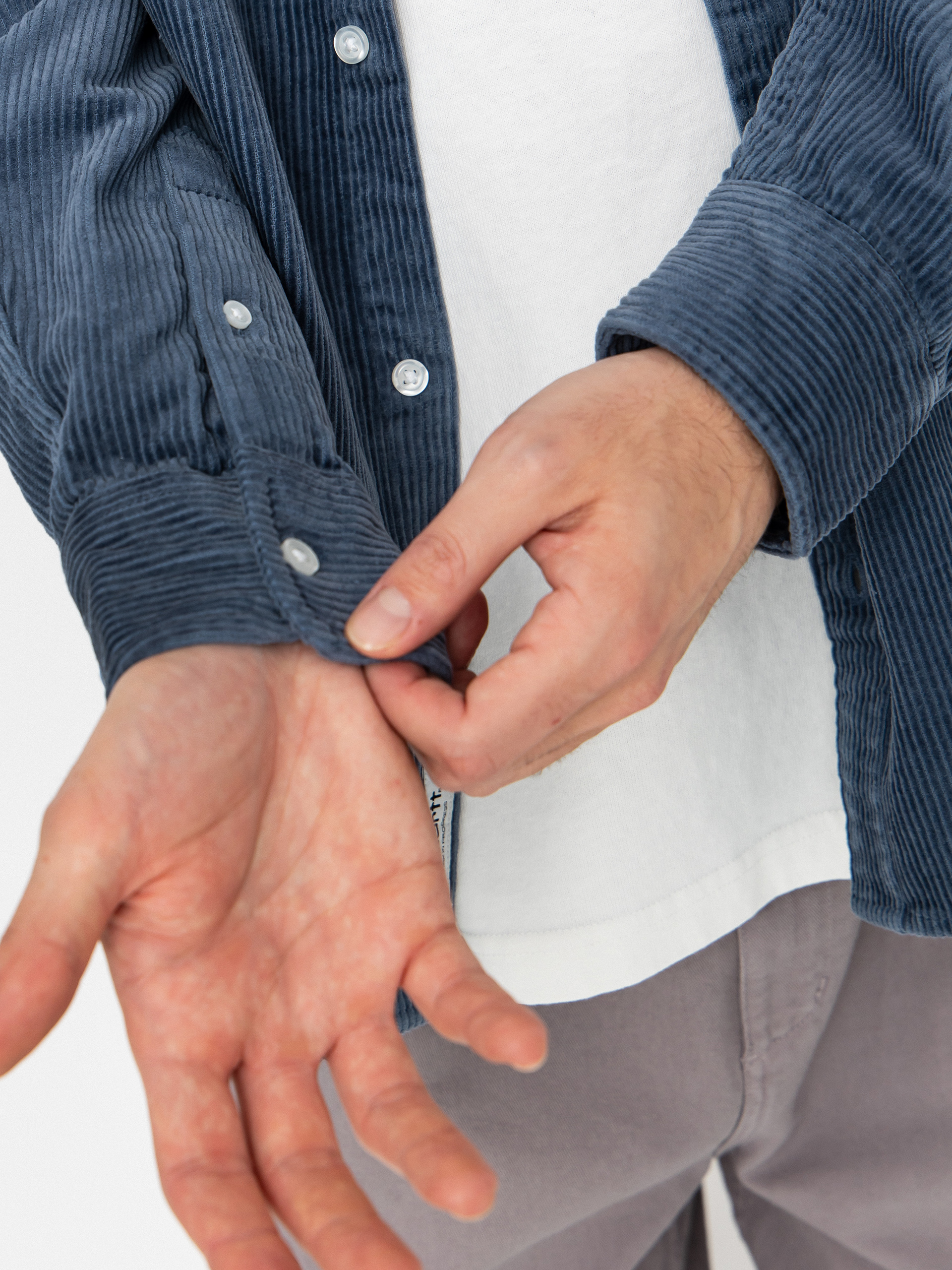 Košile Carhartt WIP Madison Cord (angelite/angelite)