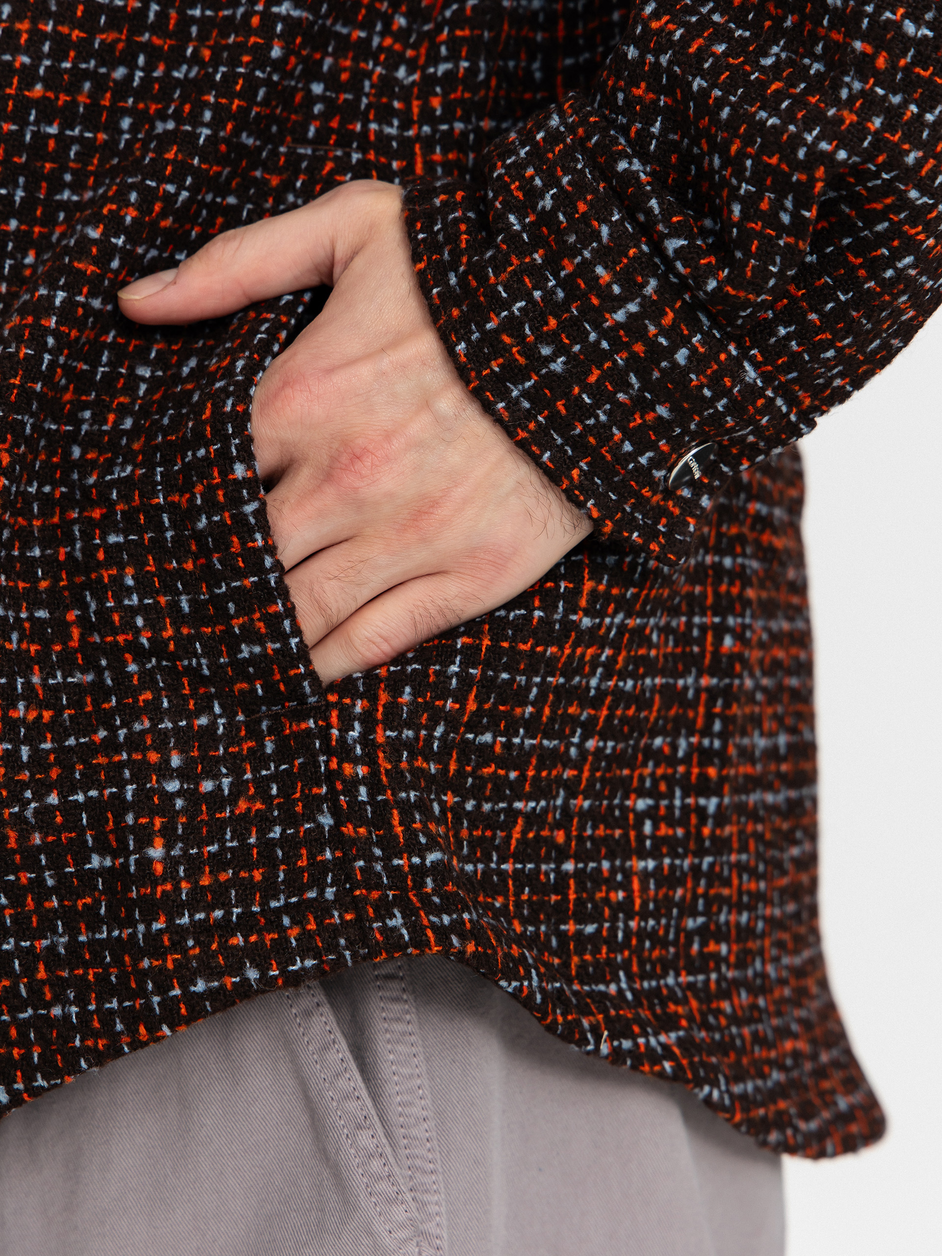 Bunda Carhartt WIP Bellamy (bellamy check/tobacco)