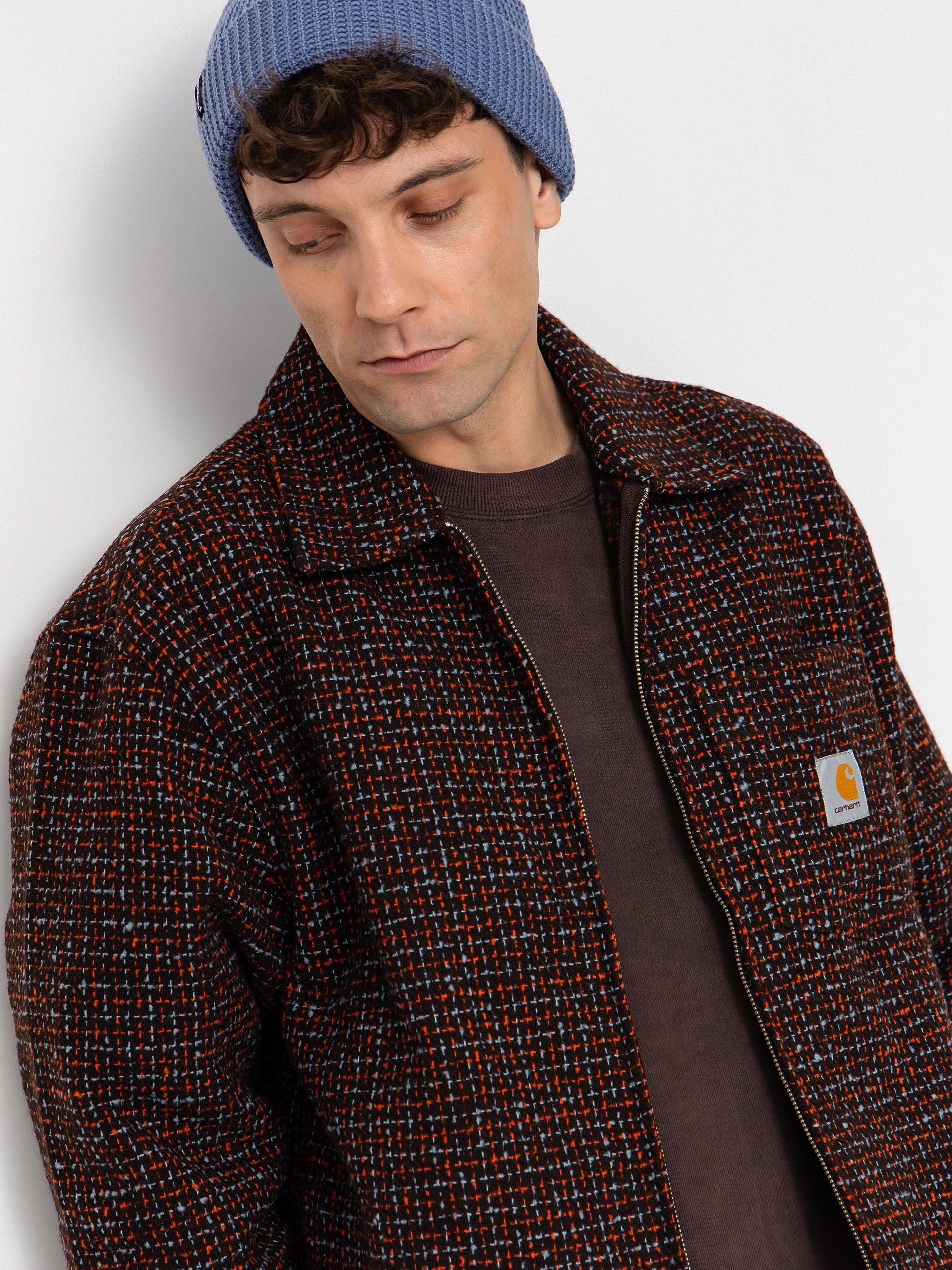Bunda Carhartt WIP Bellamy (bellamy check/tobacco)
