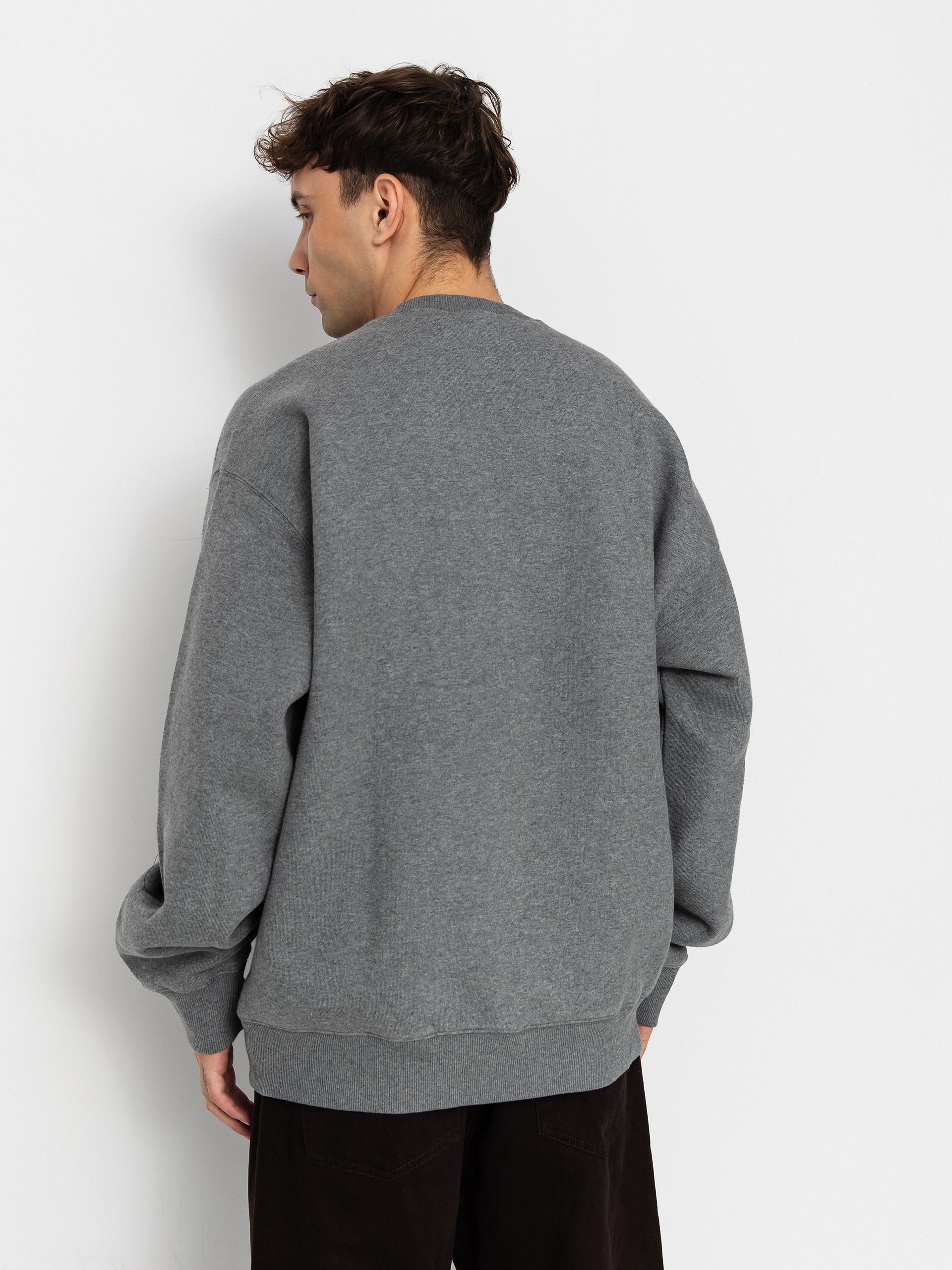 Mikina Carhartt WIP Big School (dark grey heather)