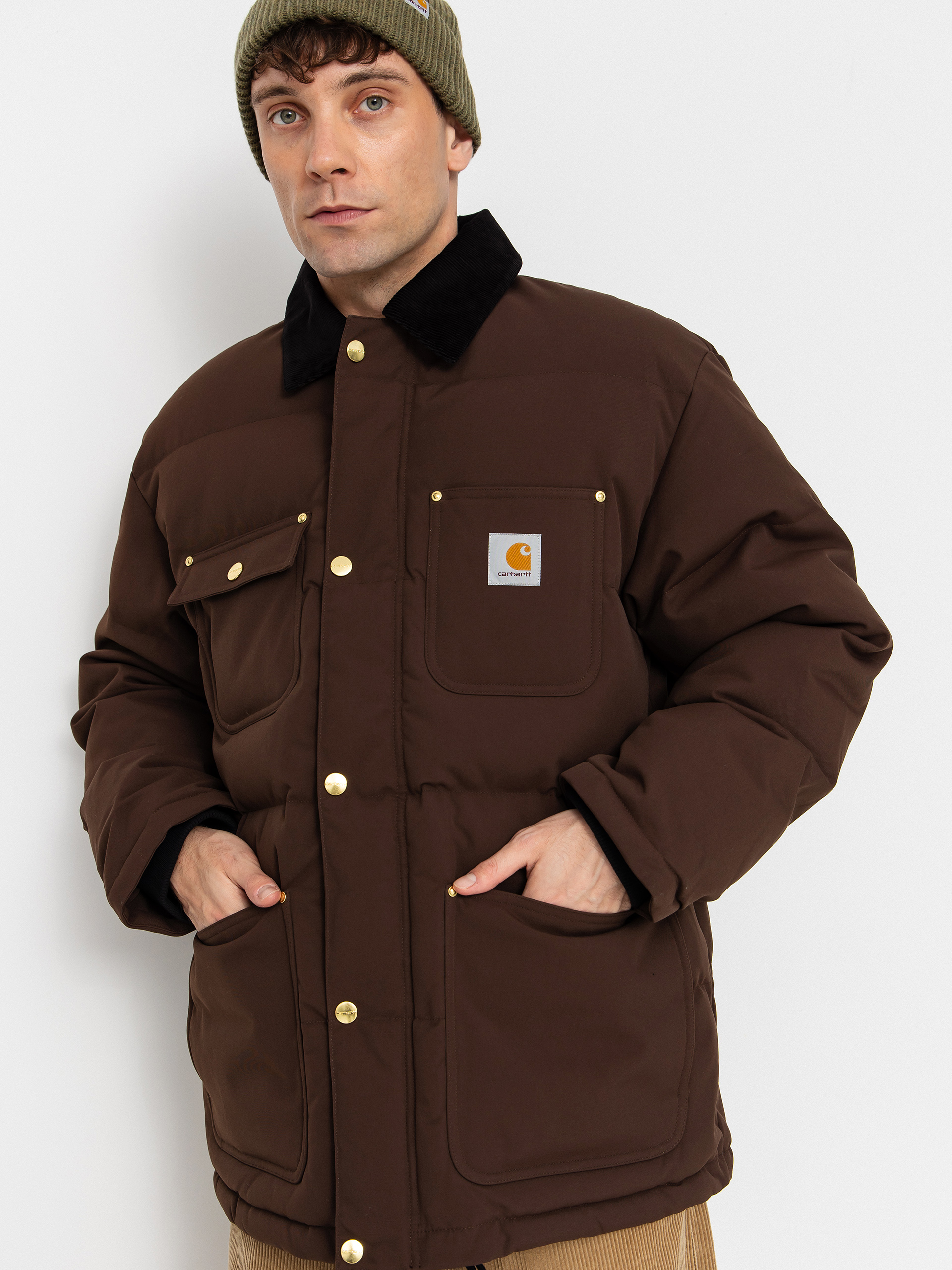Bunda Carhartt WIP Rayler (tobacco/black)