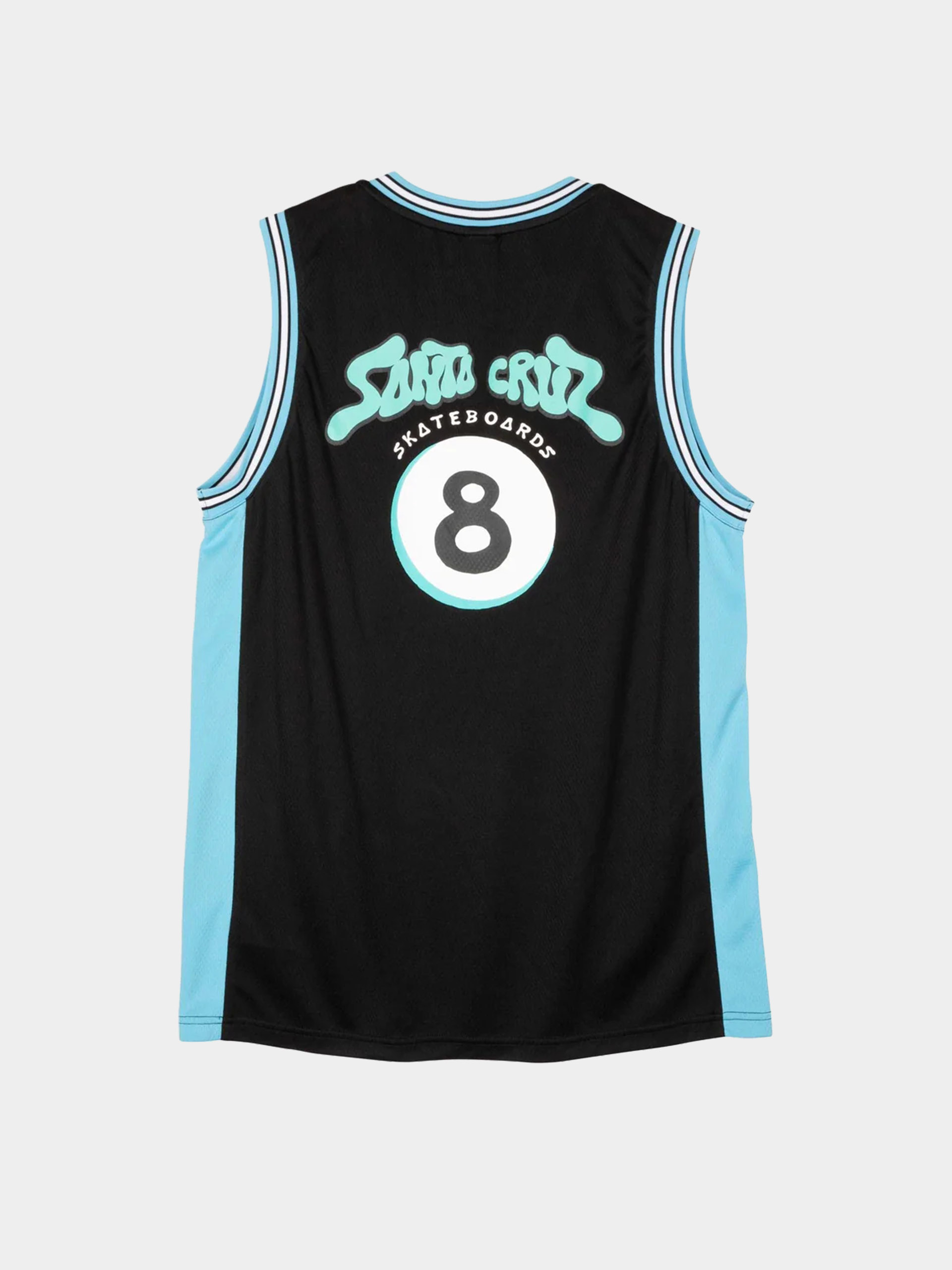 Tričko Santa Cruz Winkowski Ocho Mesh (black/pool blue)