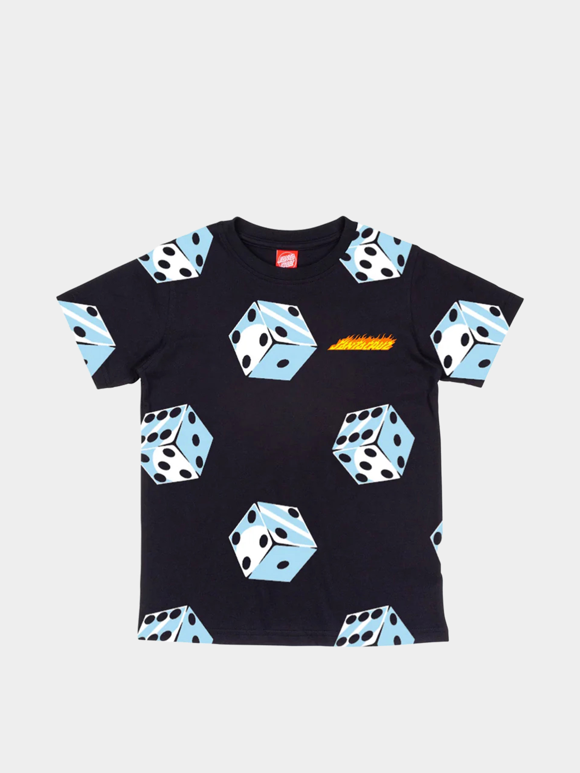 Tričko Santa Cruz Big Dice JR (black)