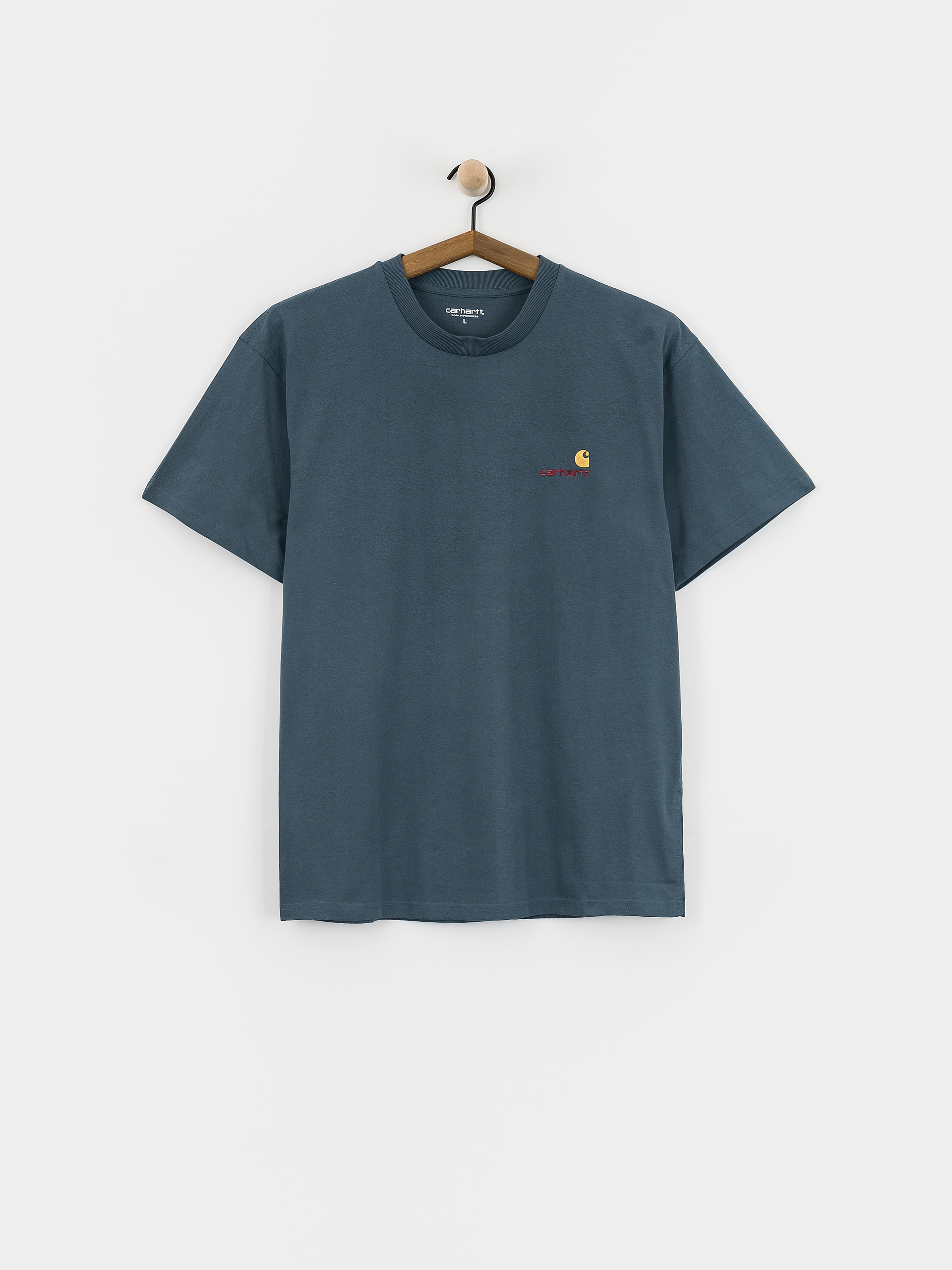 Tričko Carhartt WIP American Script (office blue)
