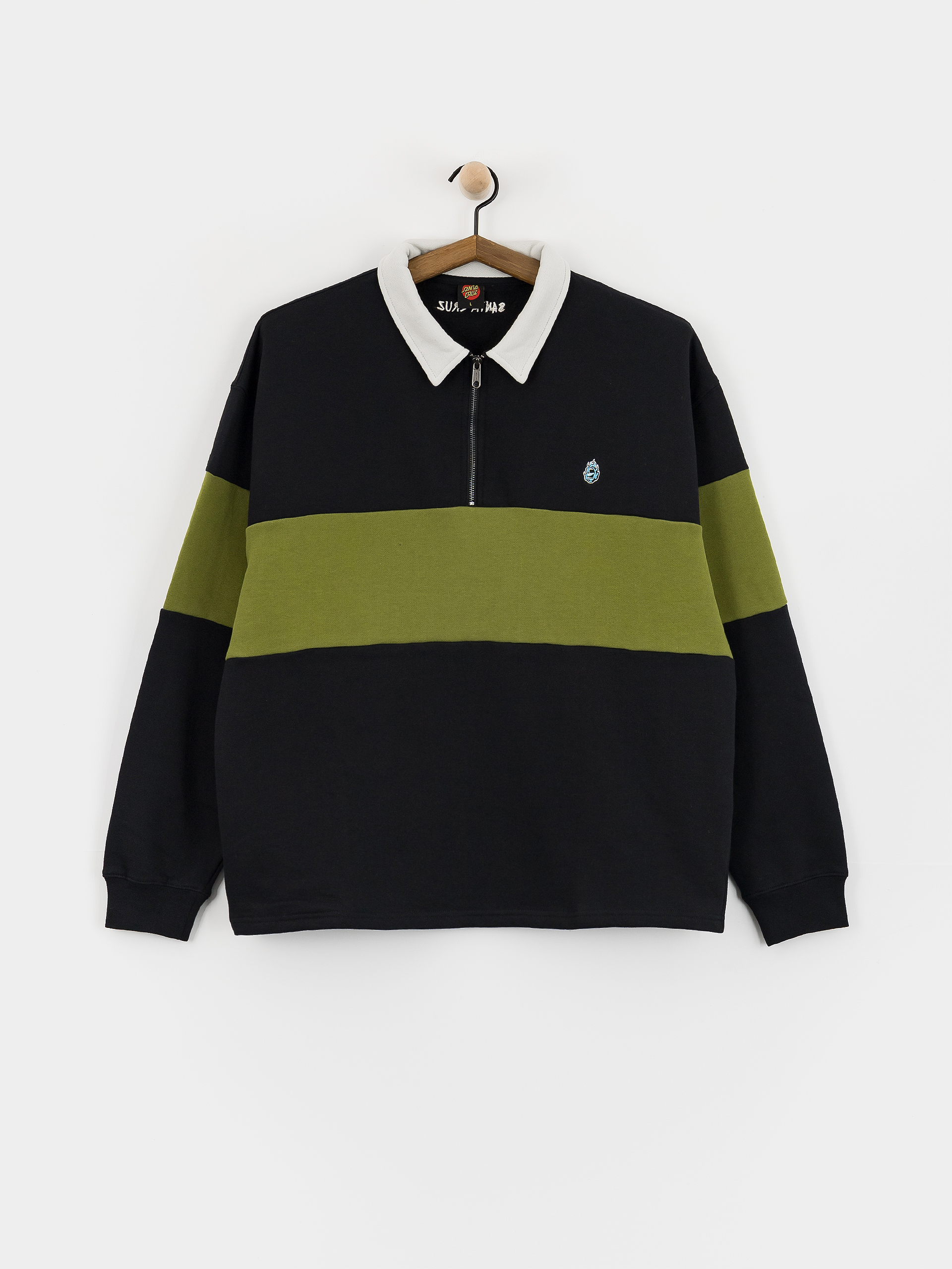 Mikina Santa Cruz Screaming Mini Flame 1/4 Zip